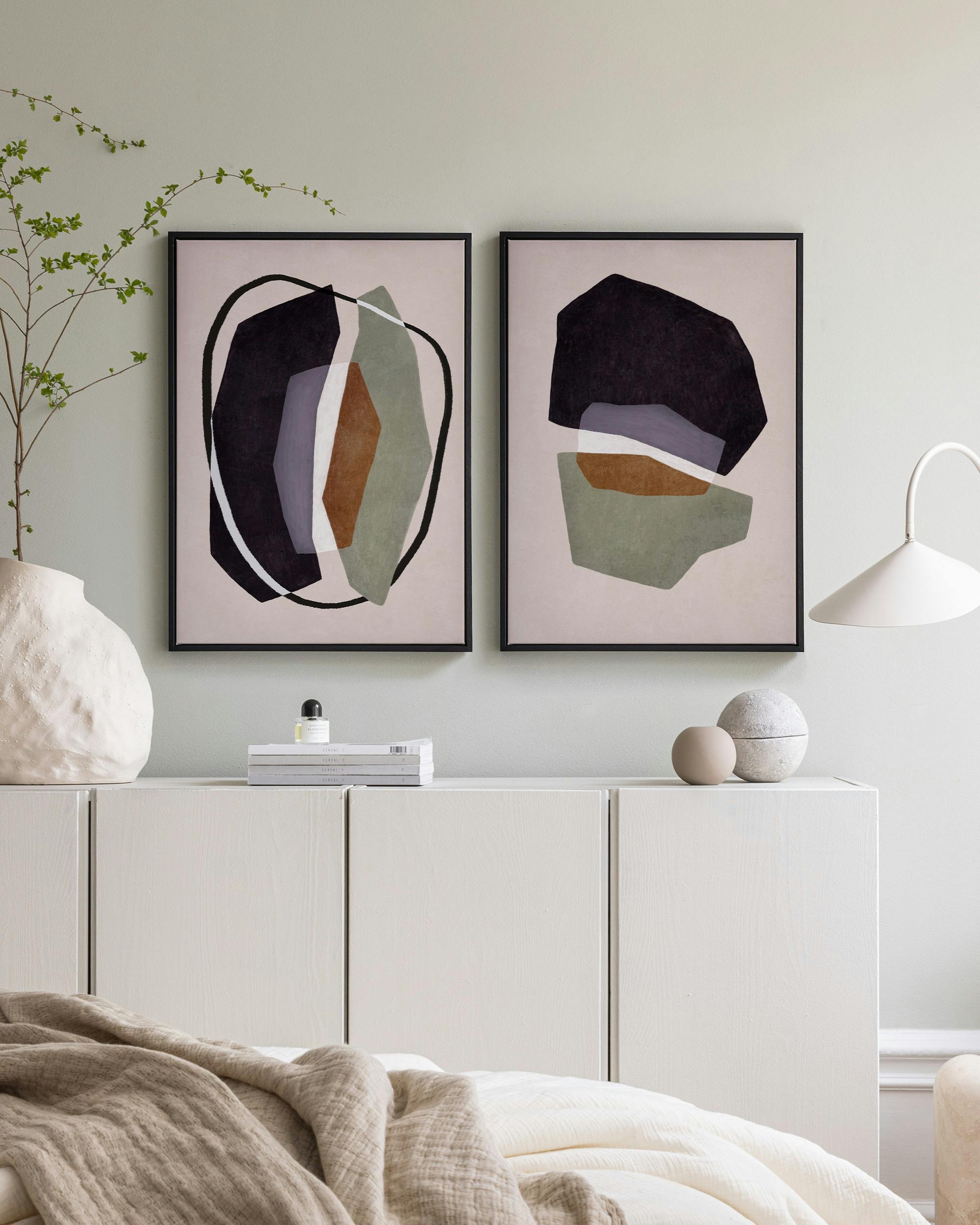 Abstract Composition Obrazy na płótnie Duo 0