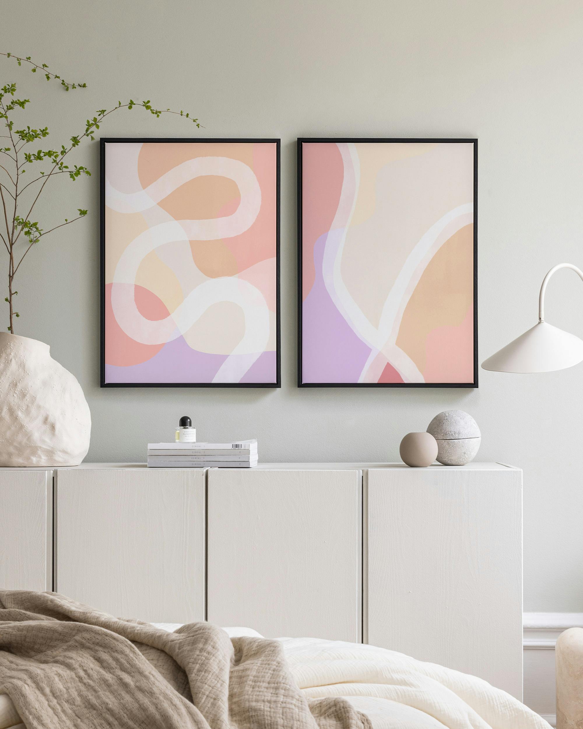 Shapes in Color Obrazy na płótnie Duo 0