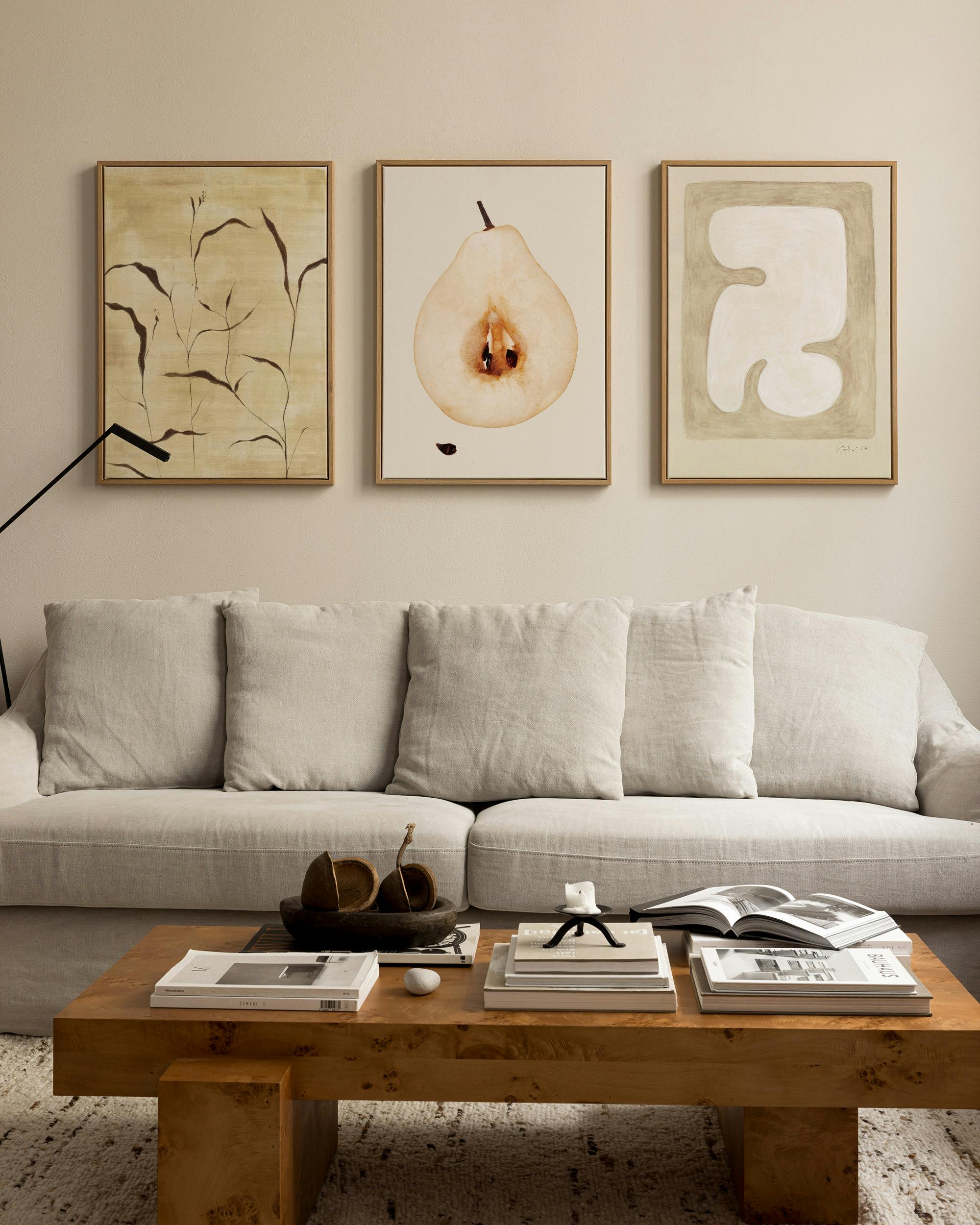 Curated Harmony Canvas Trio (30x40 cm)