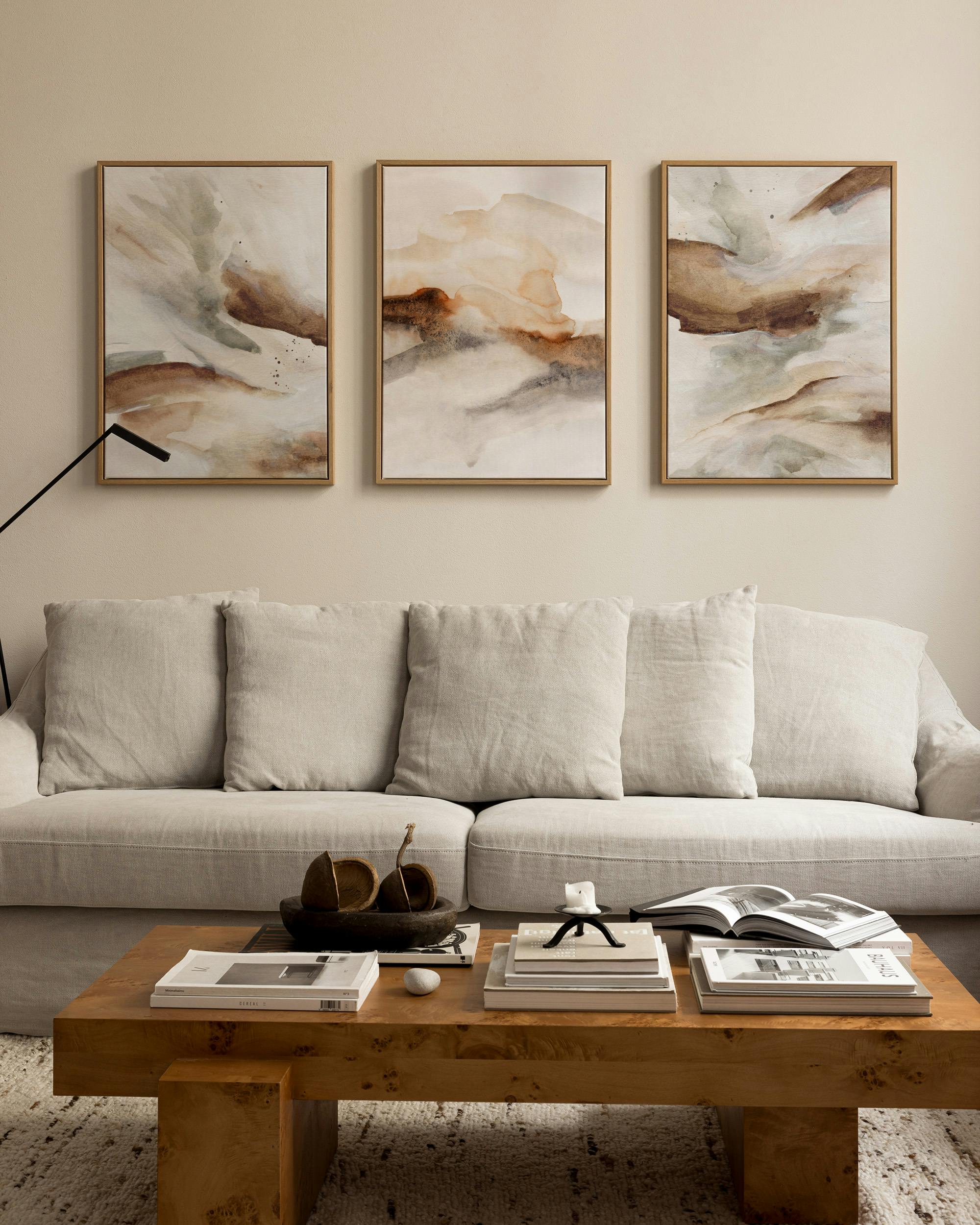 Sand Waves Trio de Toiles 0