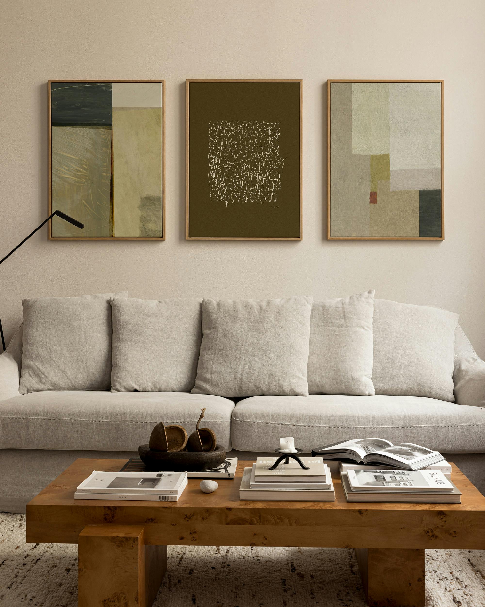 Quiet Geometry Trio de Toiles 0