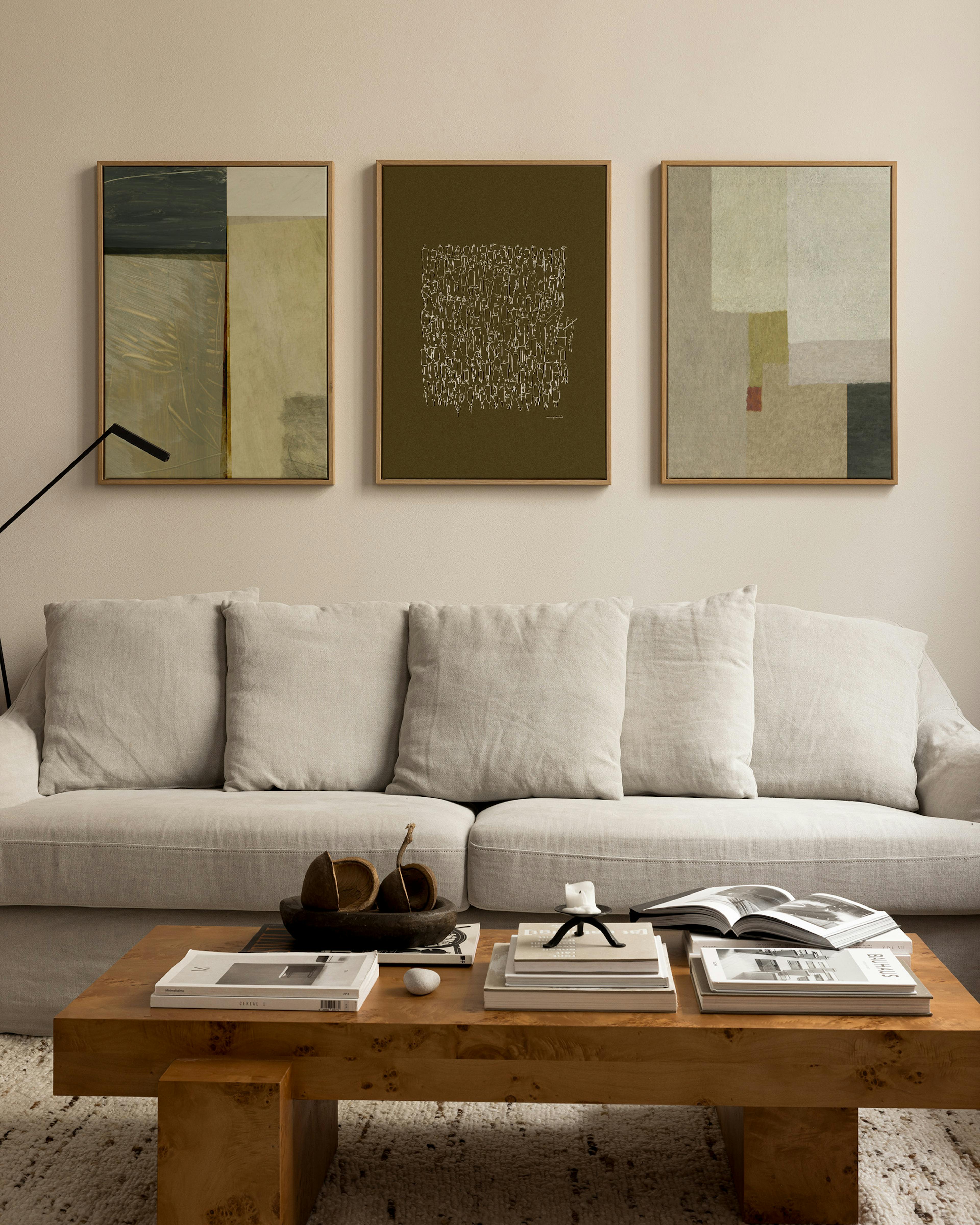 Quiet Geometry Trio de Toiles 0