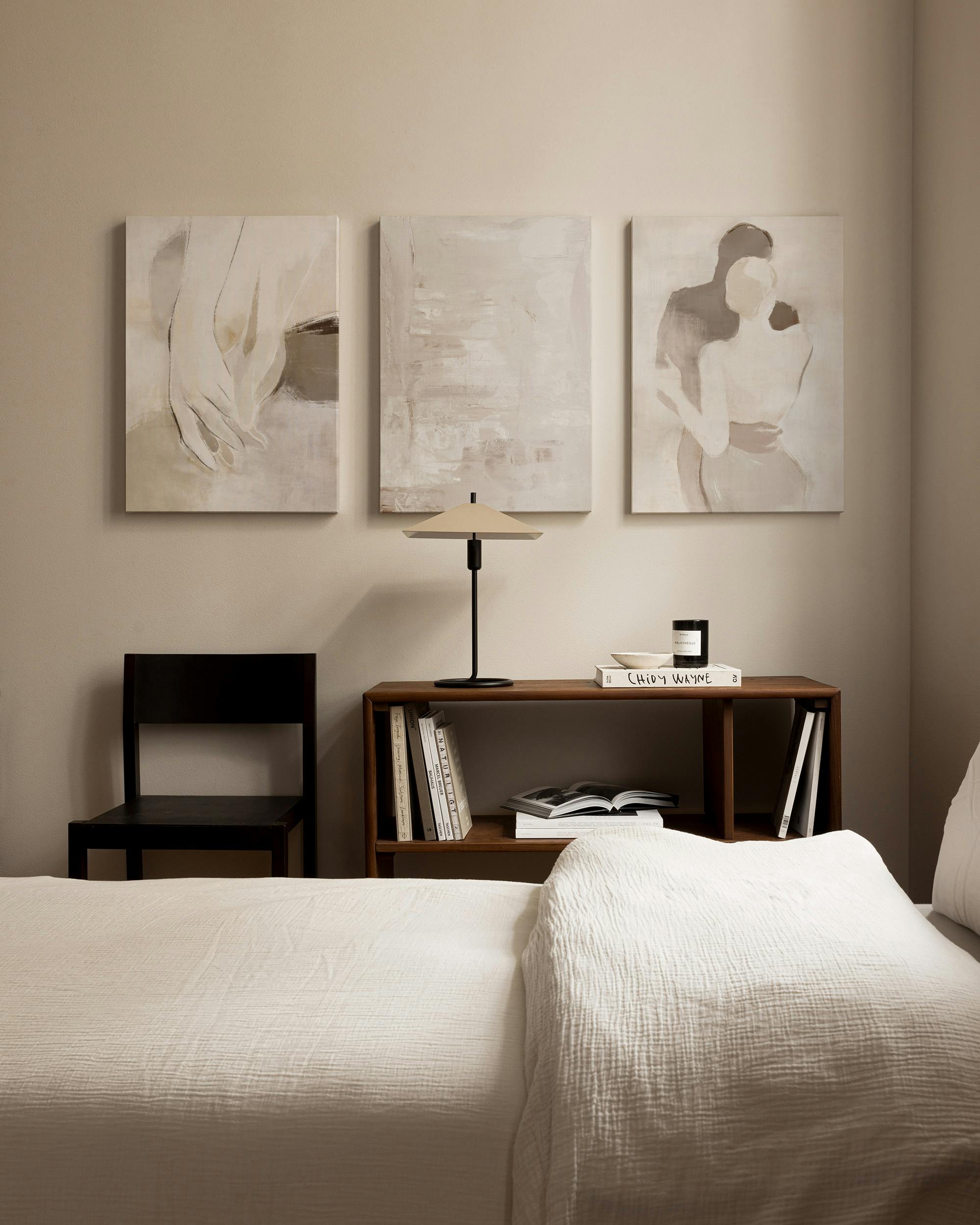 Eternal Trio de lienzos (70x100 cm - Marco de negro)