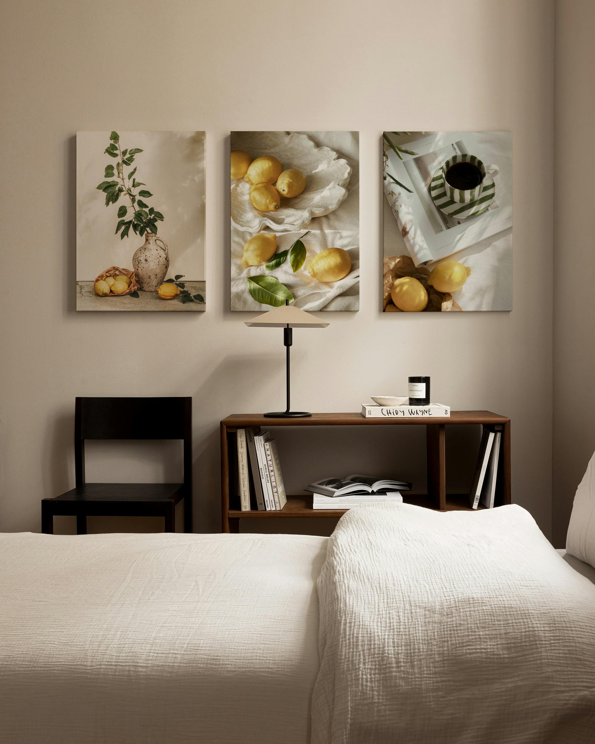 Citrus Delight Canvas Trio (50x70 cm)