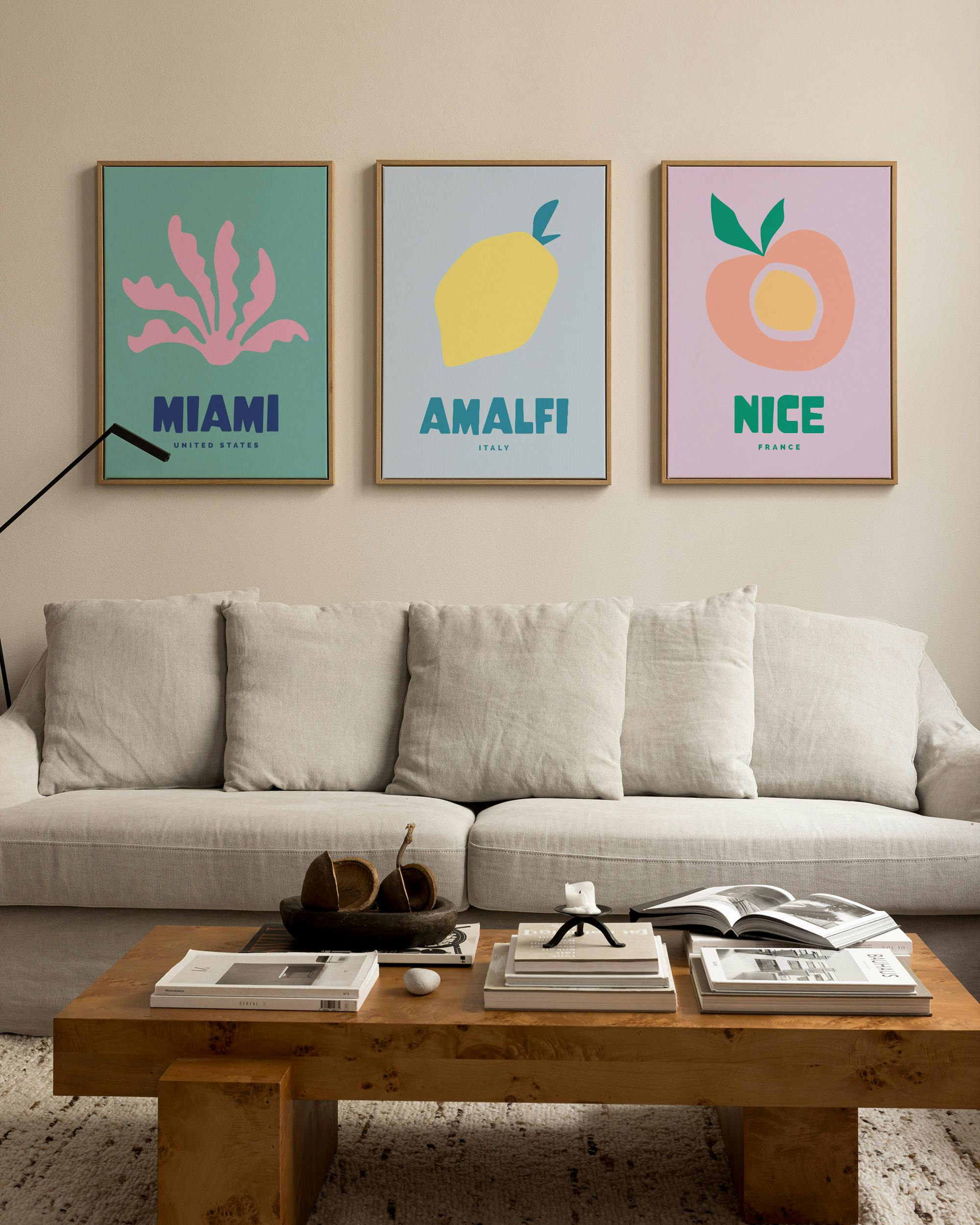 Travel Trio Canvas Trio (50x70 cm)