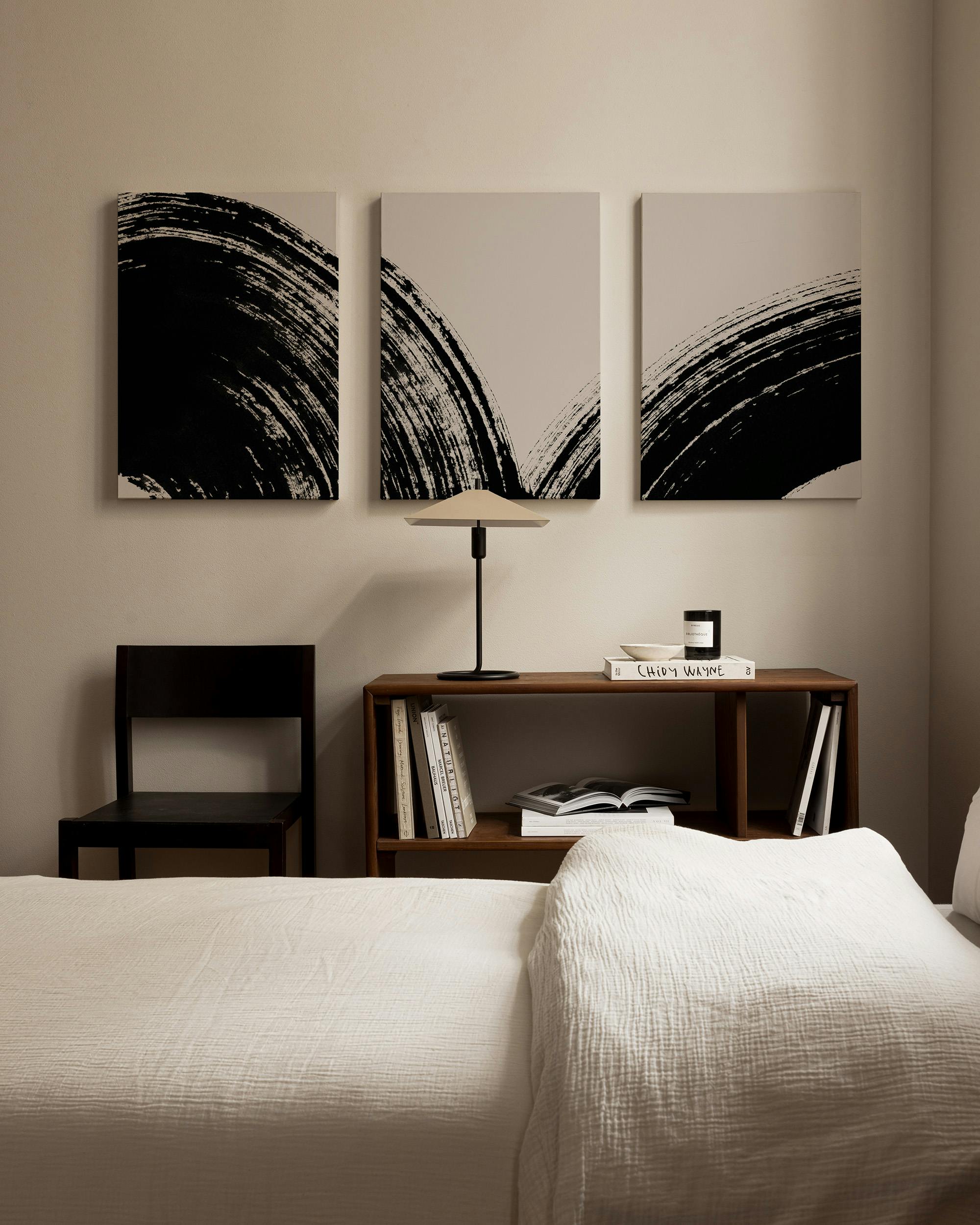 Zen Curves Trio de Toiles 0