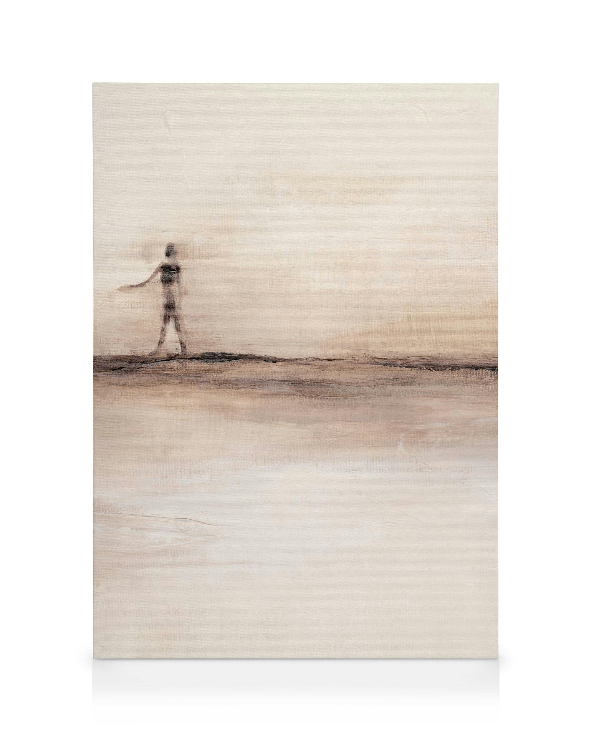 Canvas Prints Figures on the Horizon No2 Canvas print (30x40 cm - Black Frame)