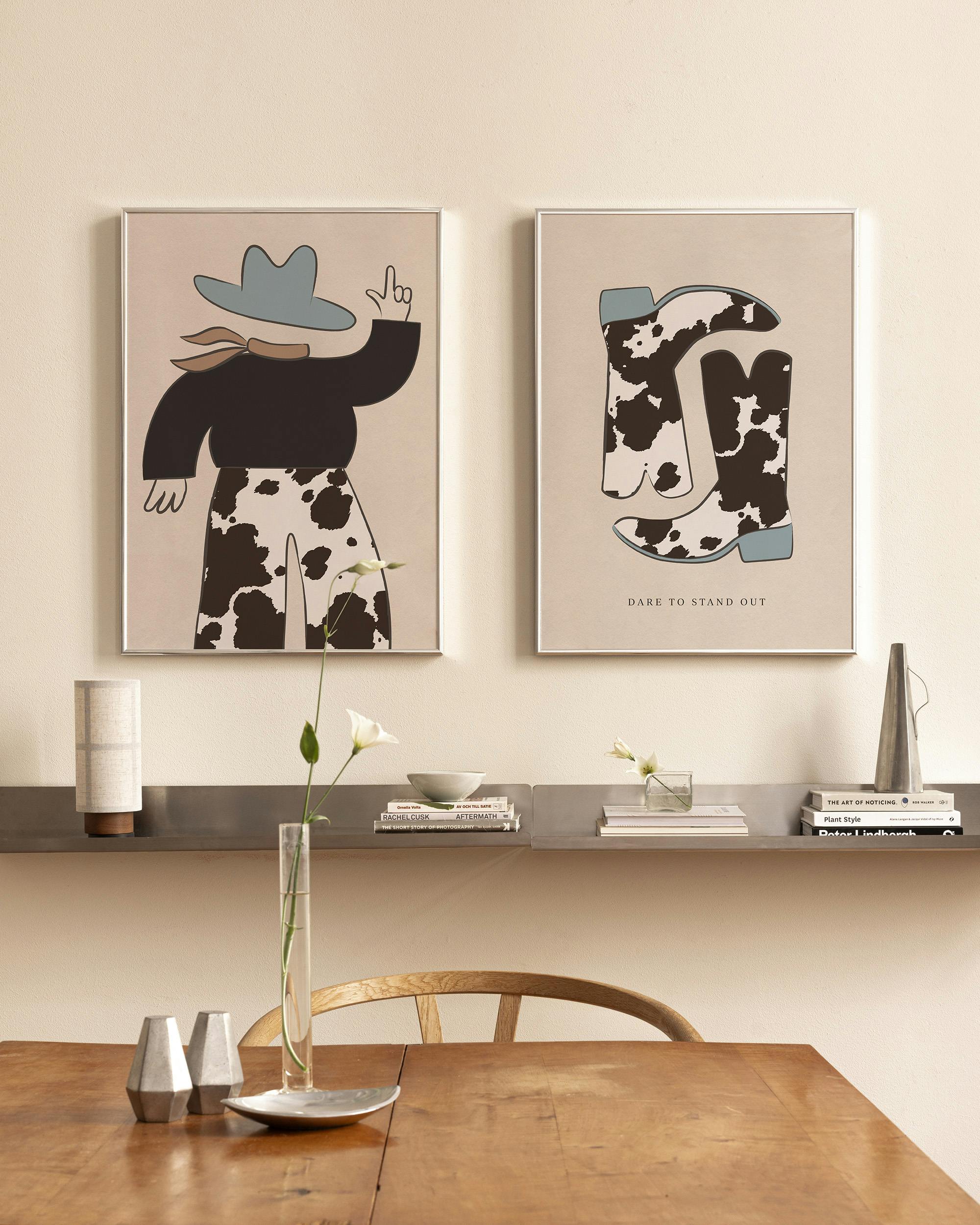 Cowgirl Energy Postersets (50x70 cm)