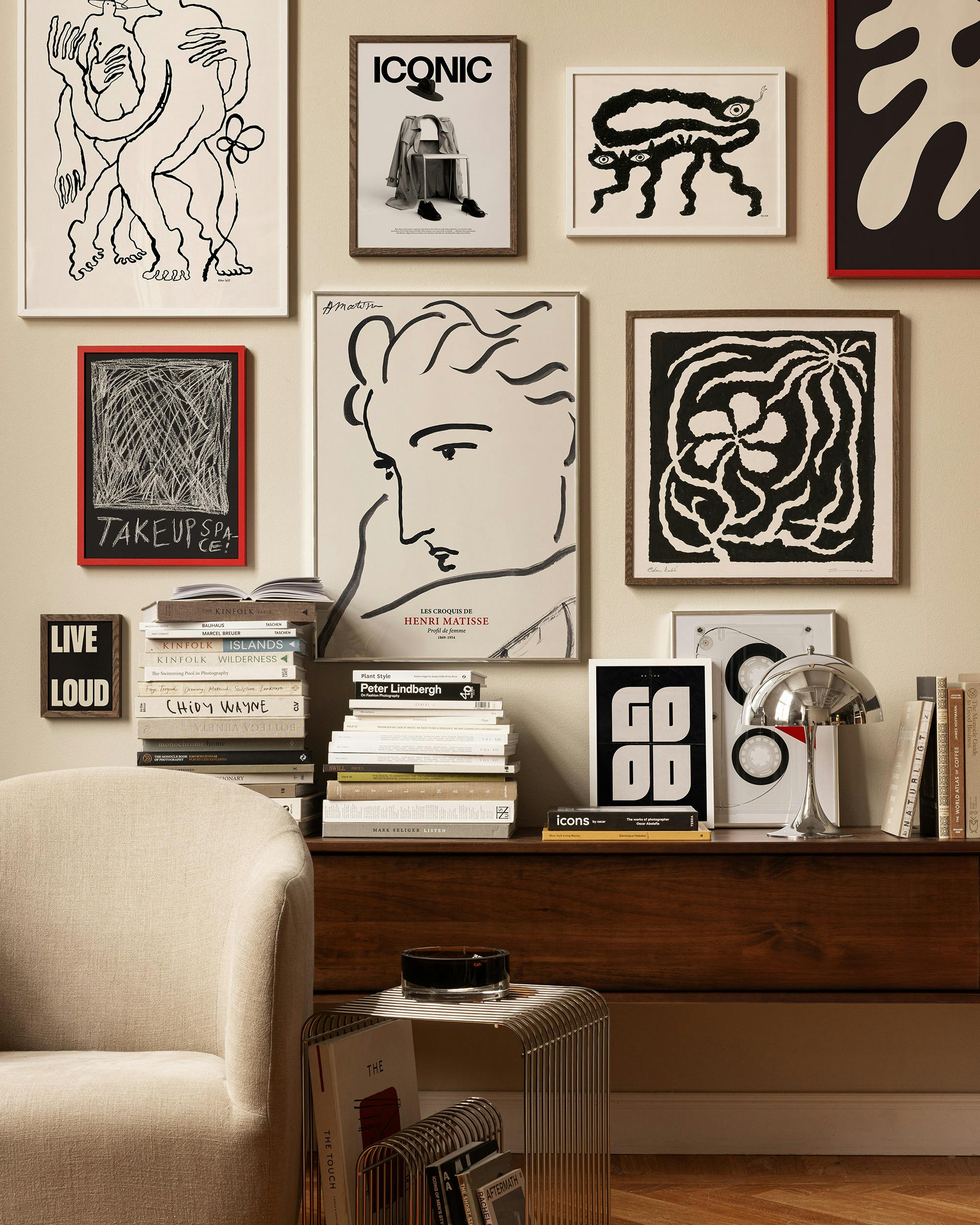 Modern Composure gallery wall (ONE SIZE)