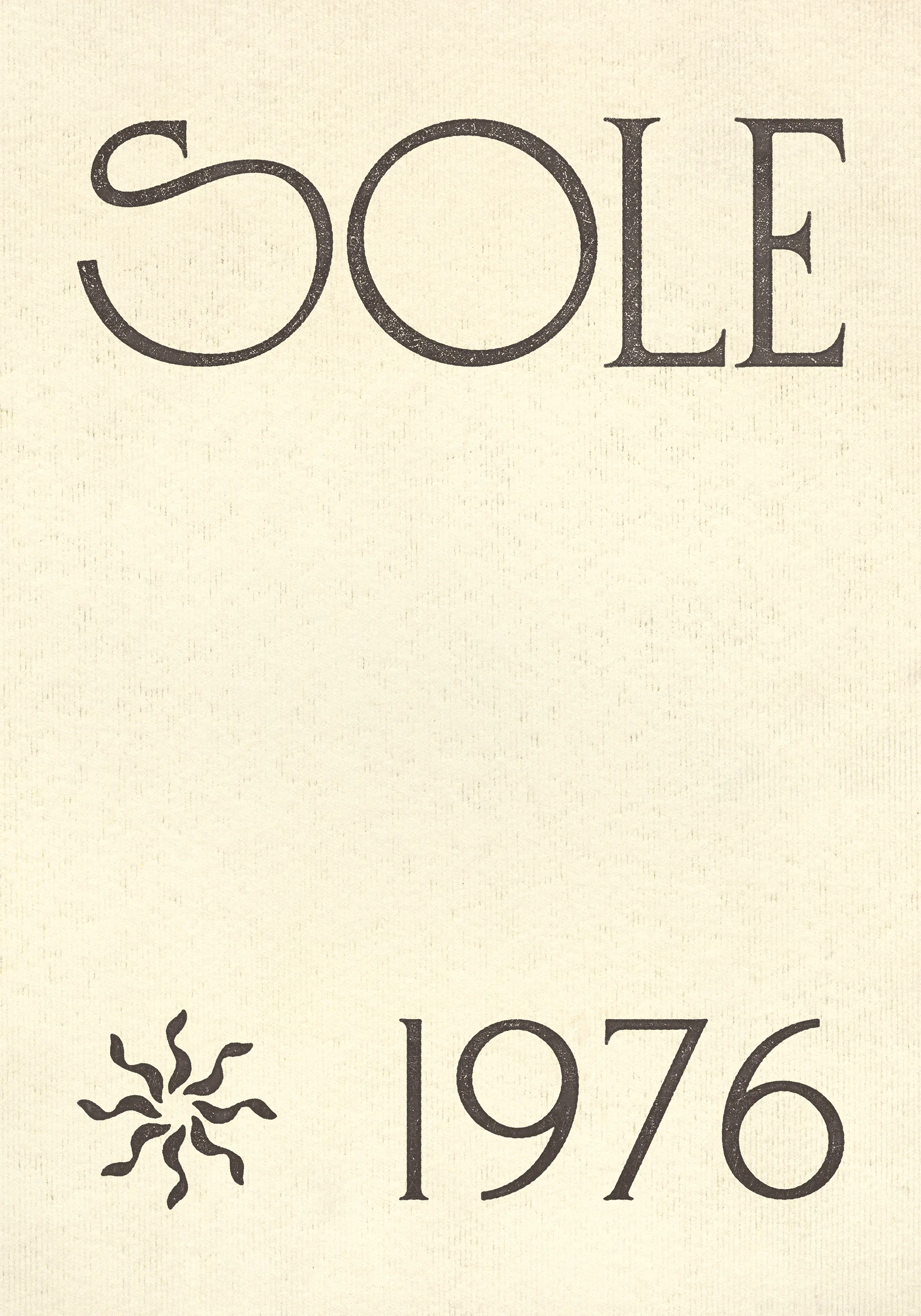 Sole 1976 Poster 0