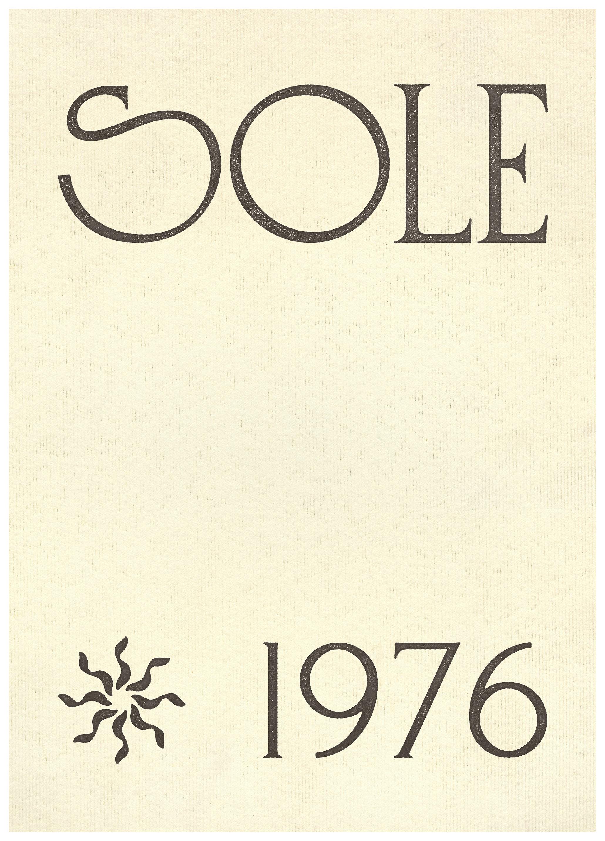 Sole 1976 Poster (50x70 cm)- Tipografia