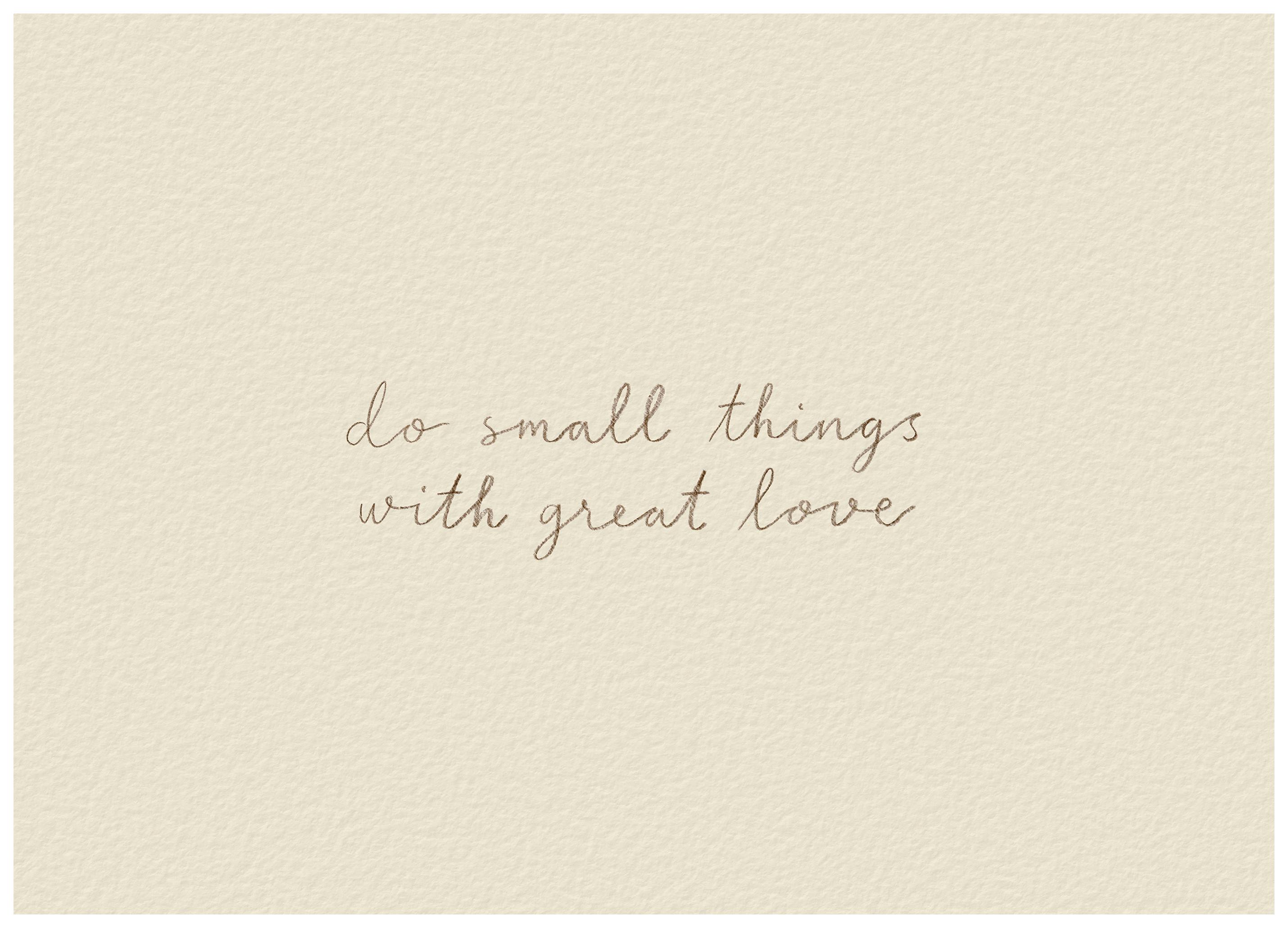 With Great Love Poster (50x70 cm)