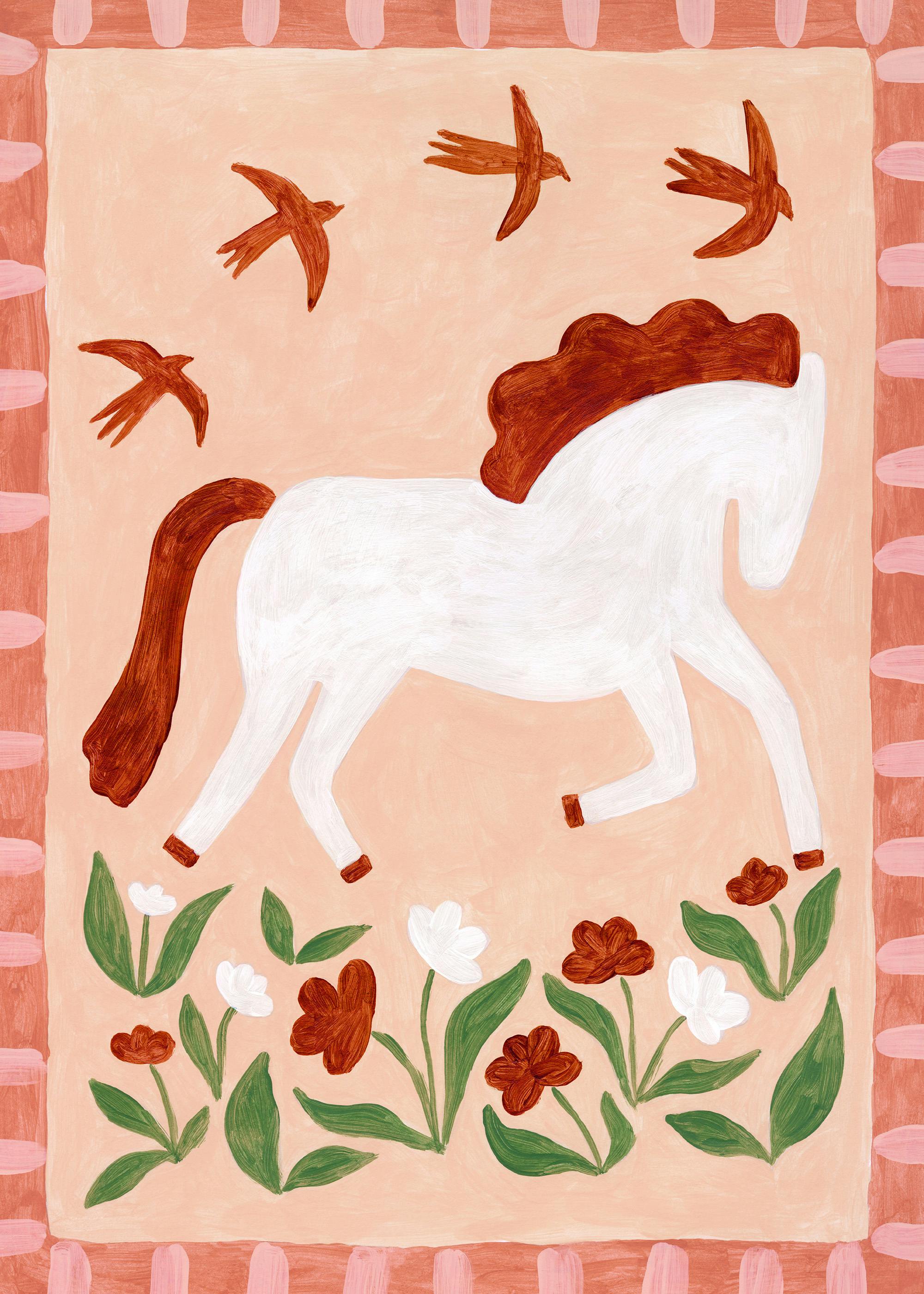 Hoofs and Flowers Print 0