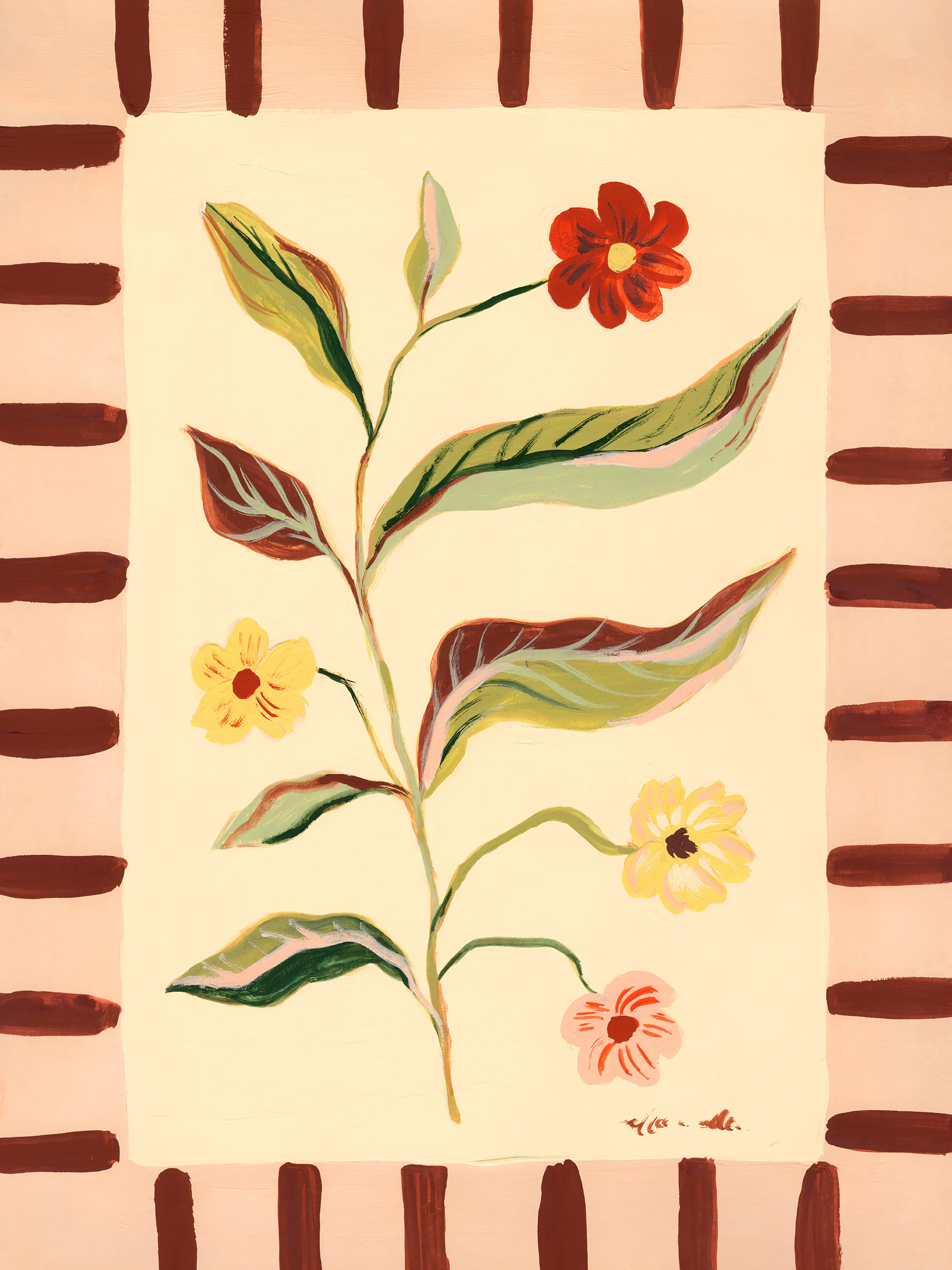 Framed Wildflowers Poster 0