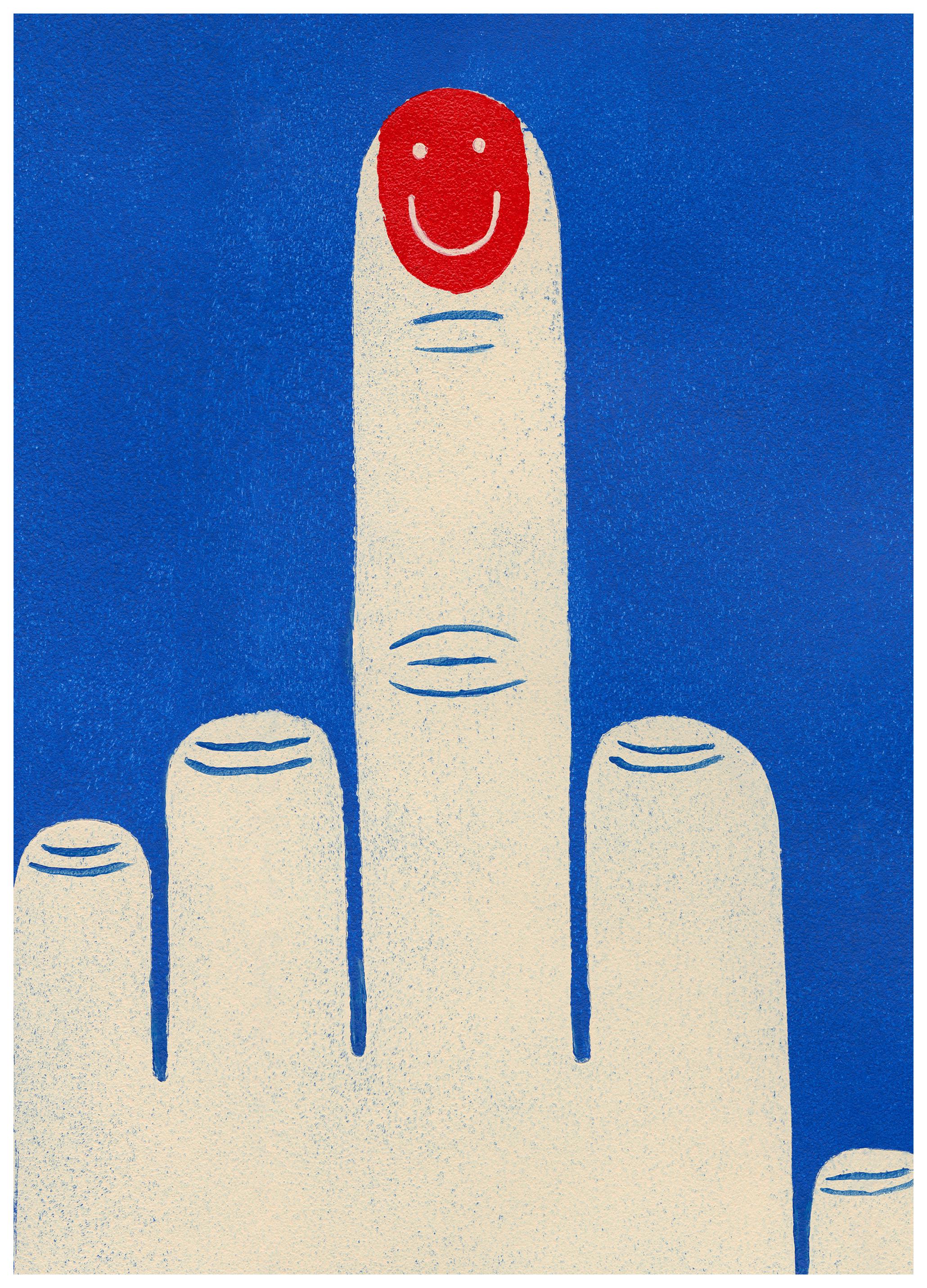 Happy to See You Poster (50x70 cm)