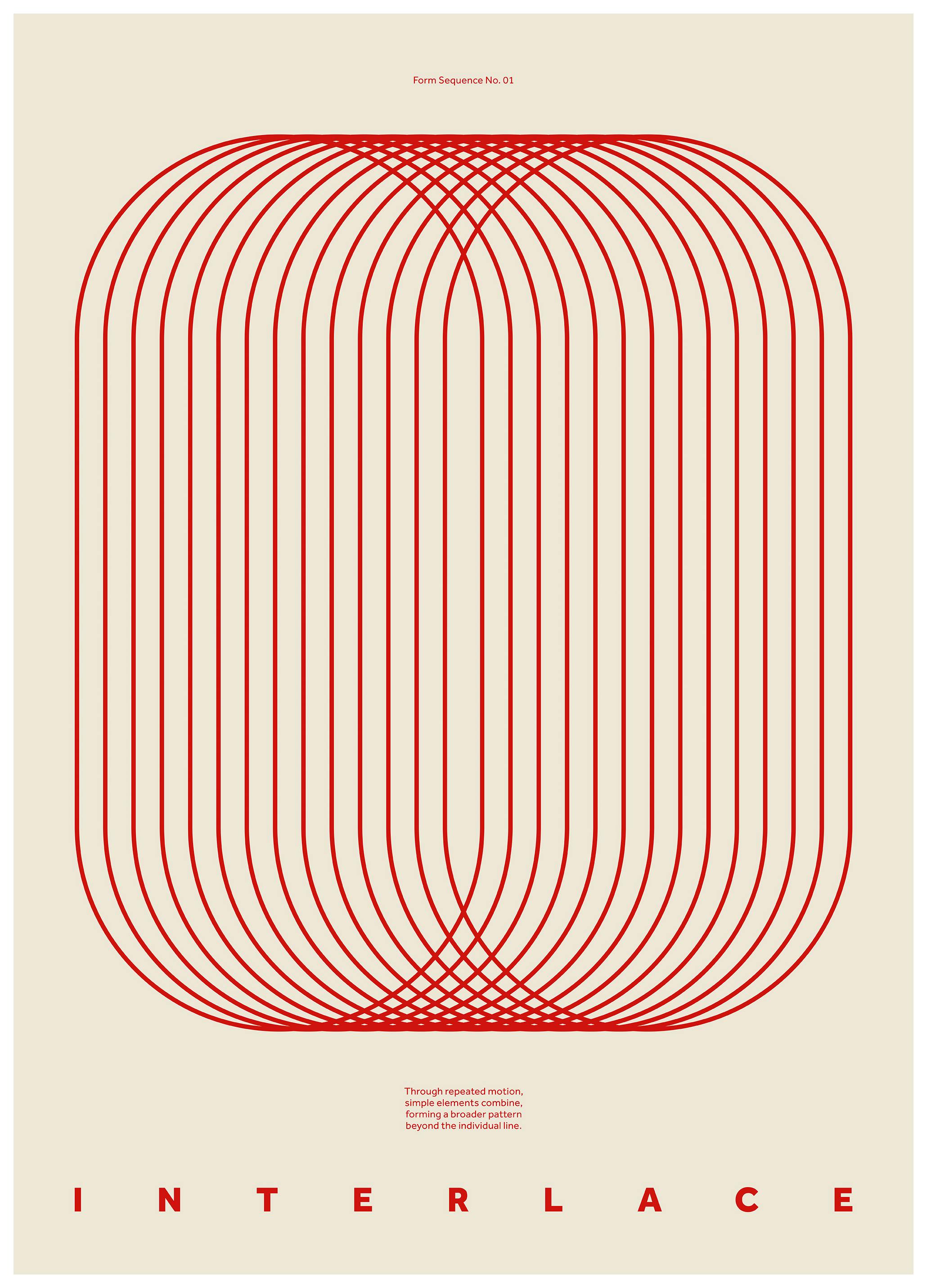 Interlace Poster (100x150 cm)