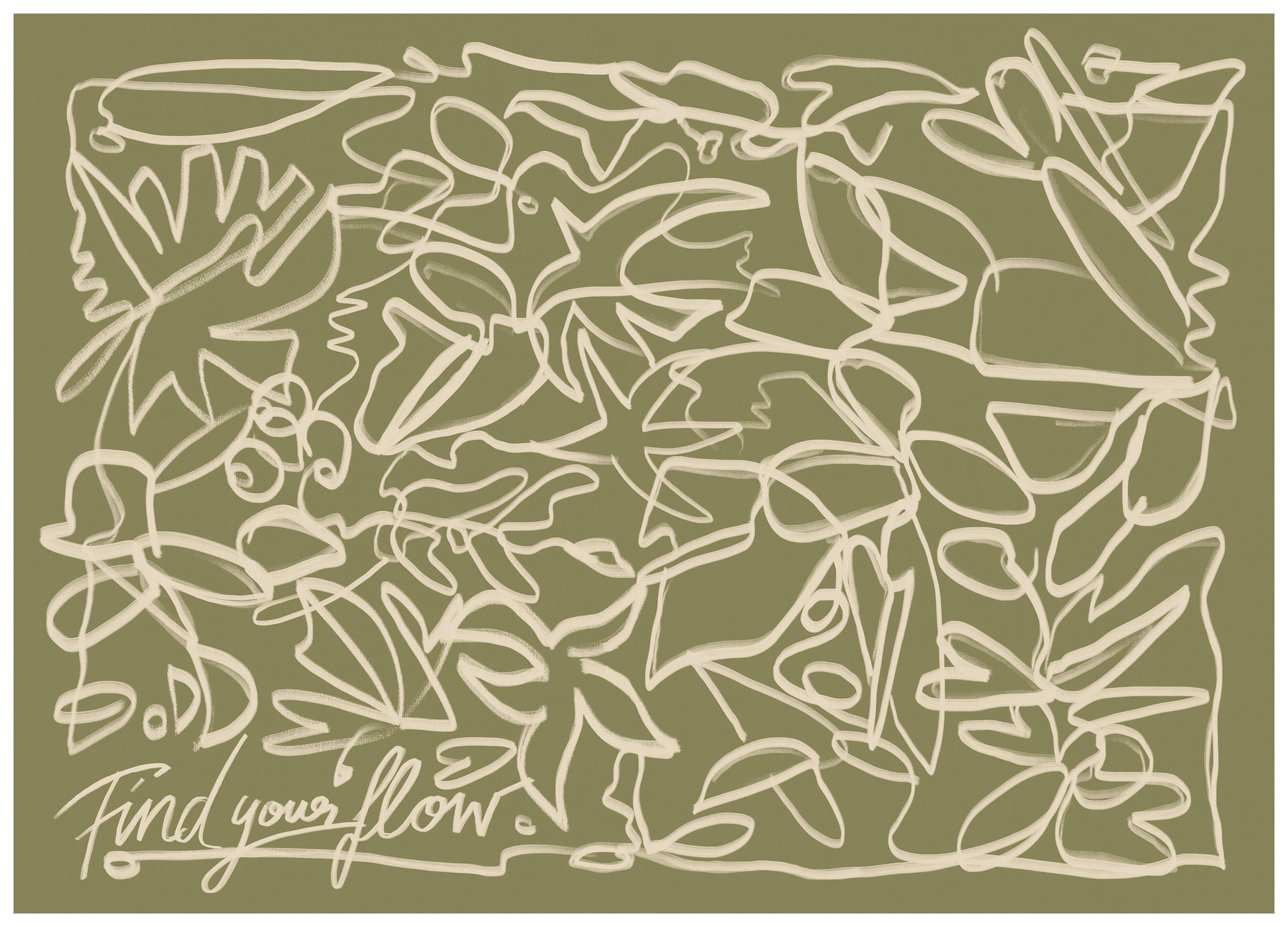 Katrin Schuller - Find Your Flow Poster (50x70 cm)- Katrin Schuller