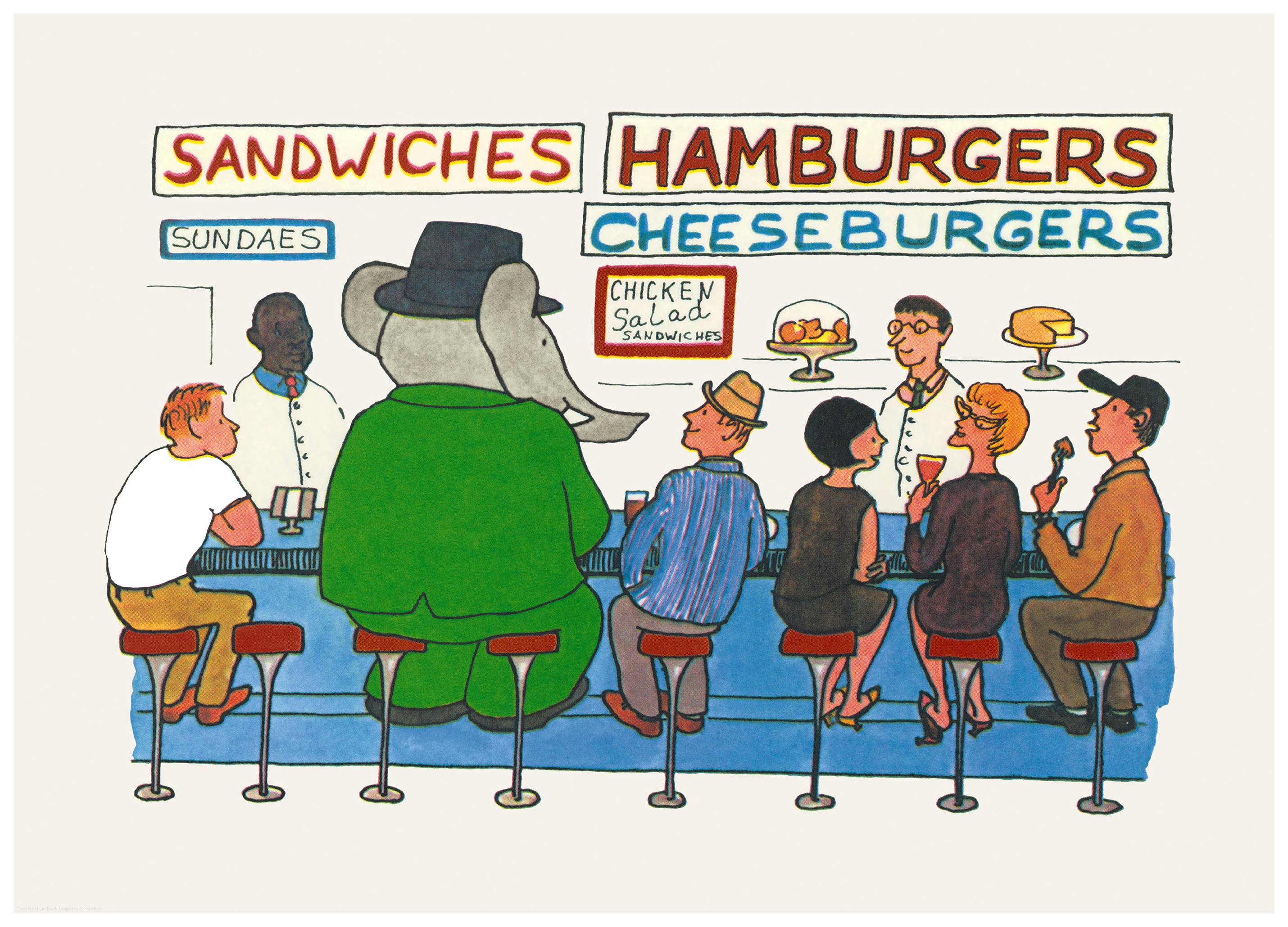 Babar - Babar Comes to America Affiche (50x70 cm)  Babar