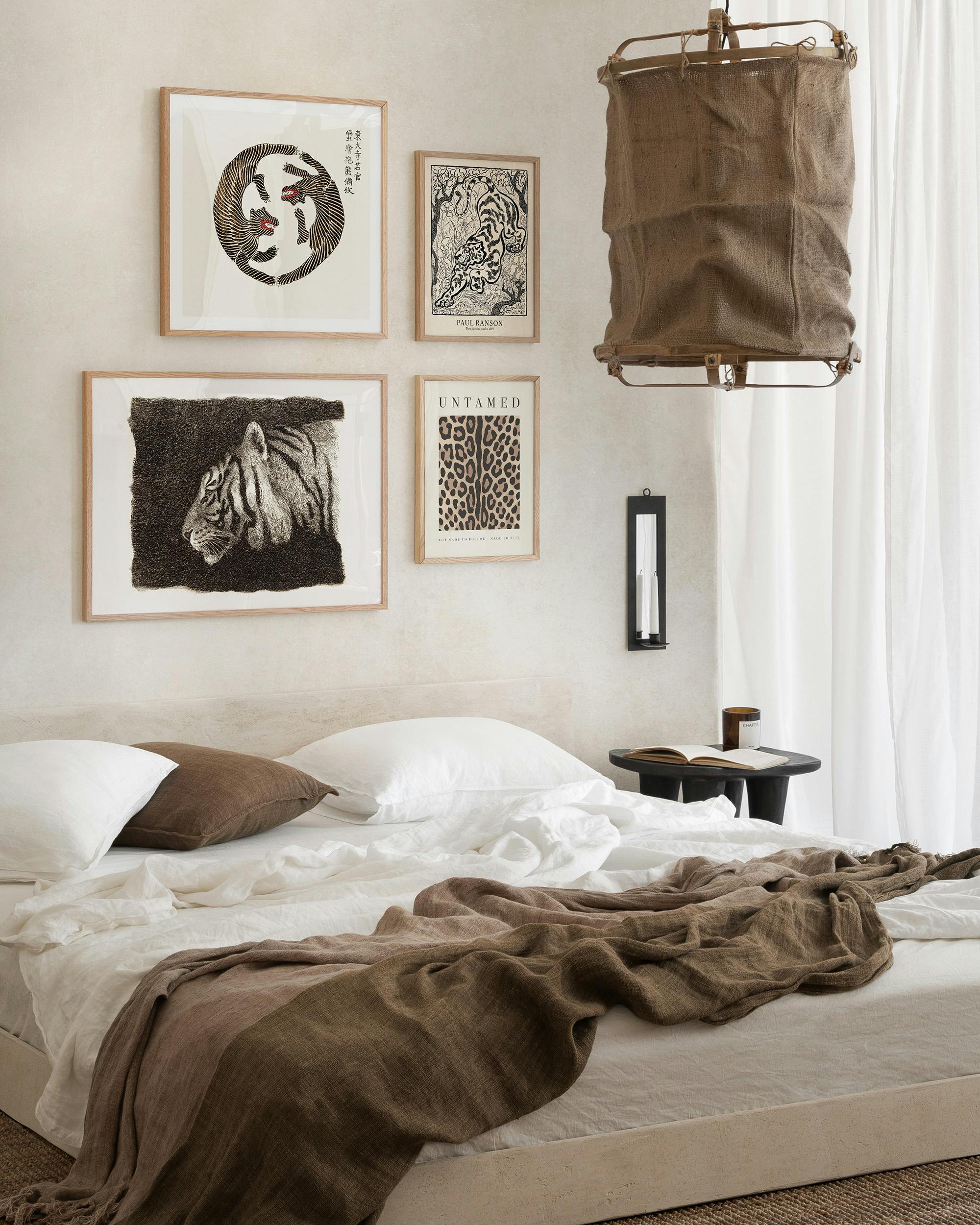 Raw Minimalism gallery wall