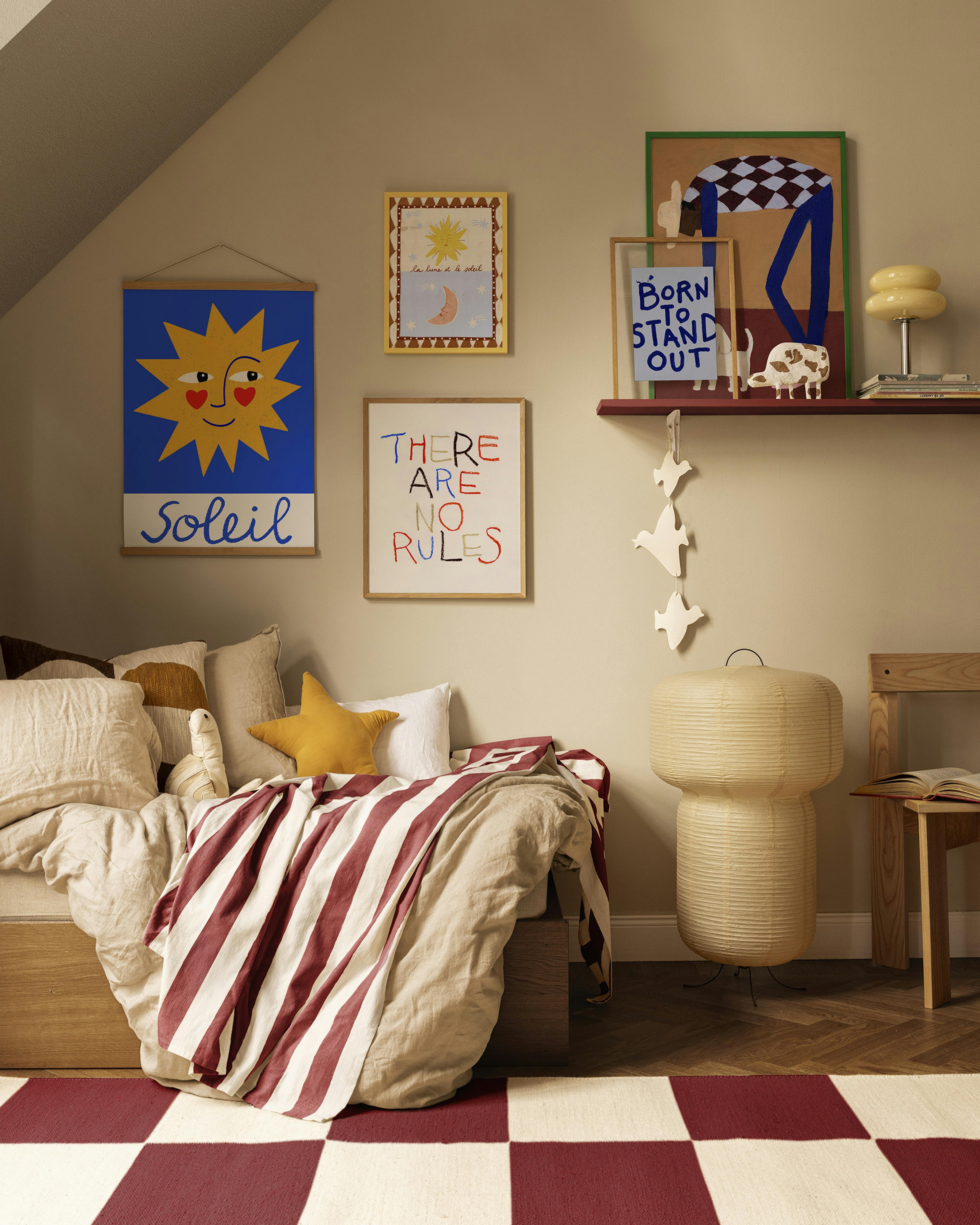 Sunny Fun gallery wall