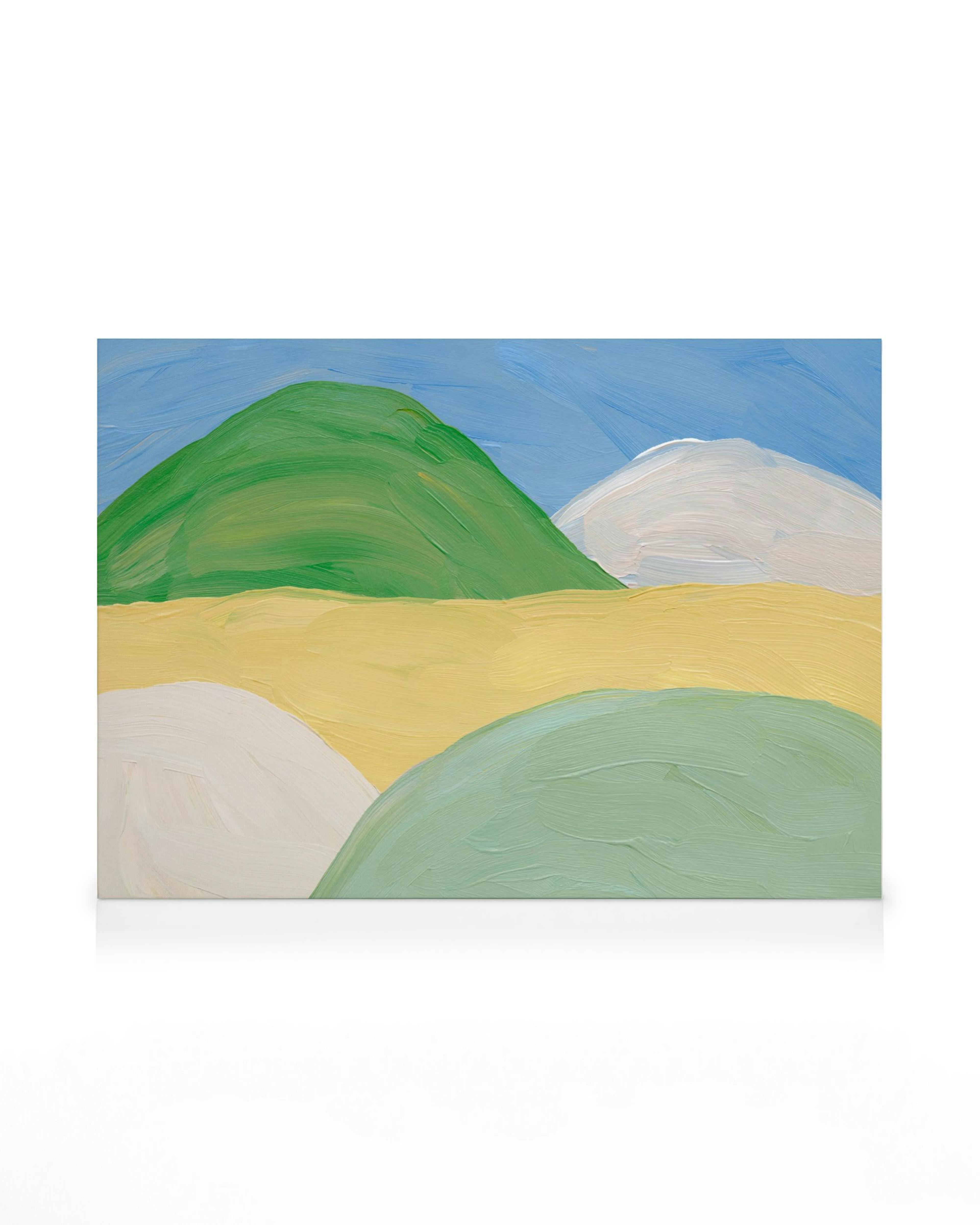 Brushstroke Hills Canvas print 0