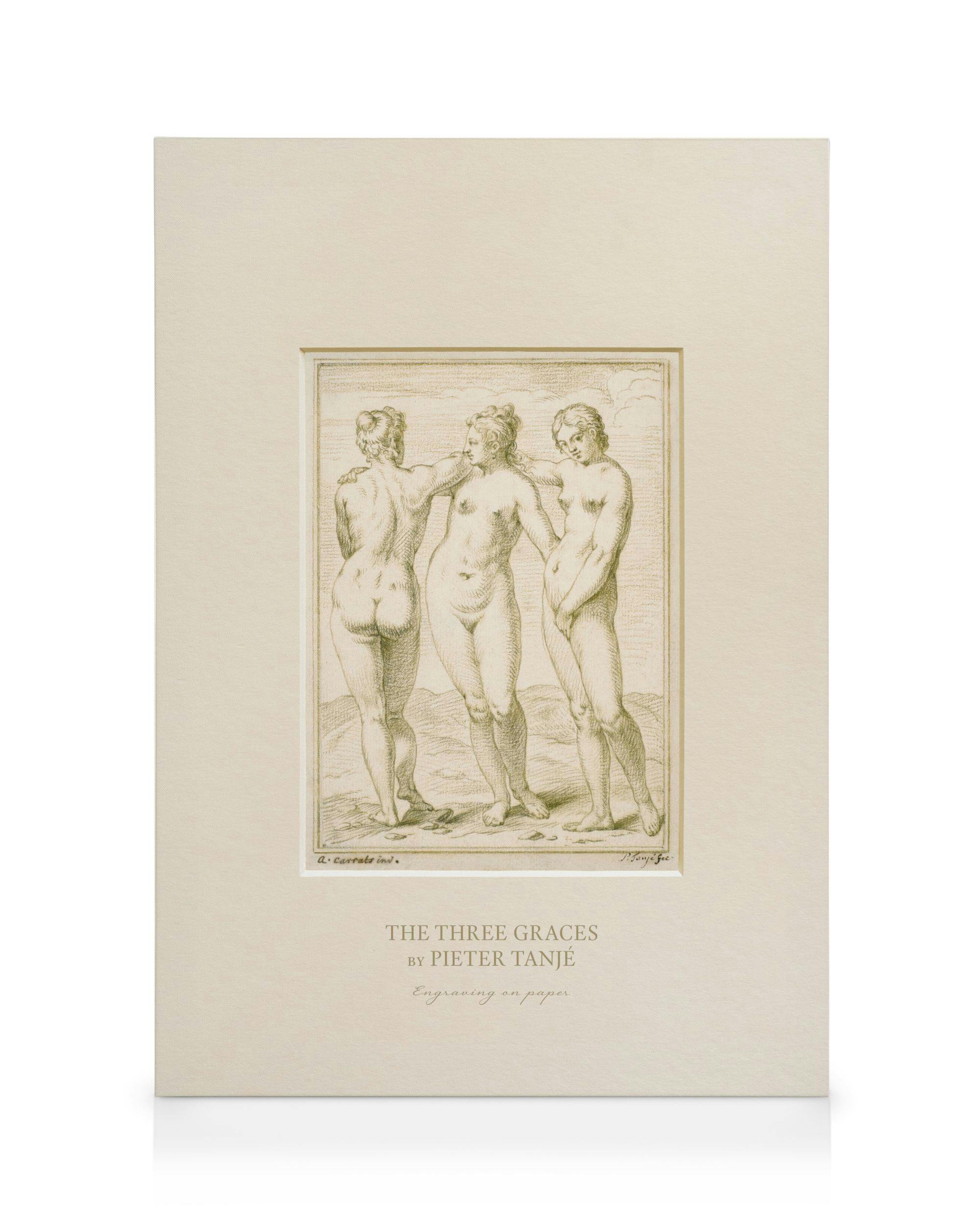 Canvas Prints The Three Graces Canvas print (50x70 cm - Black Frame)