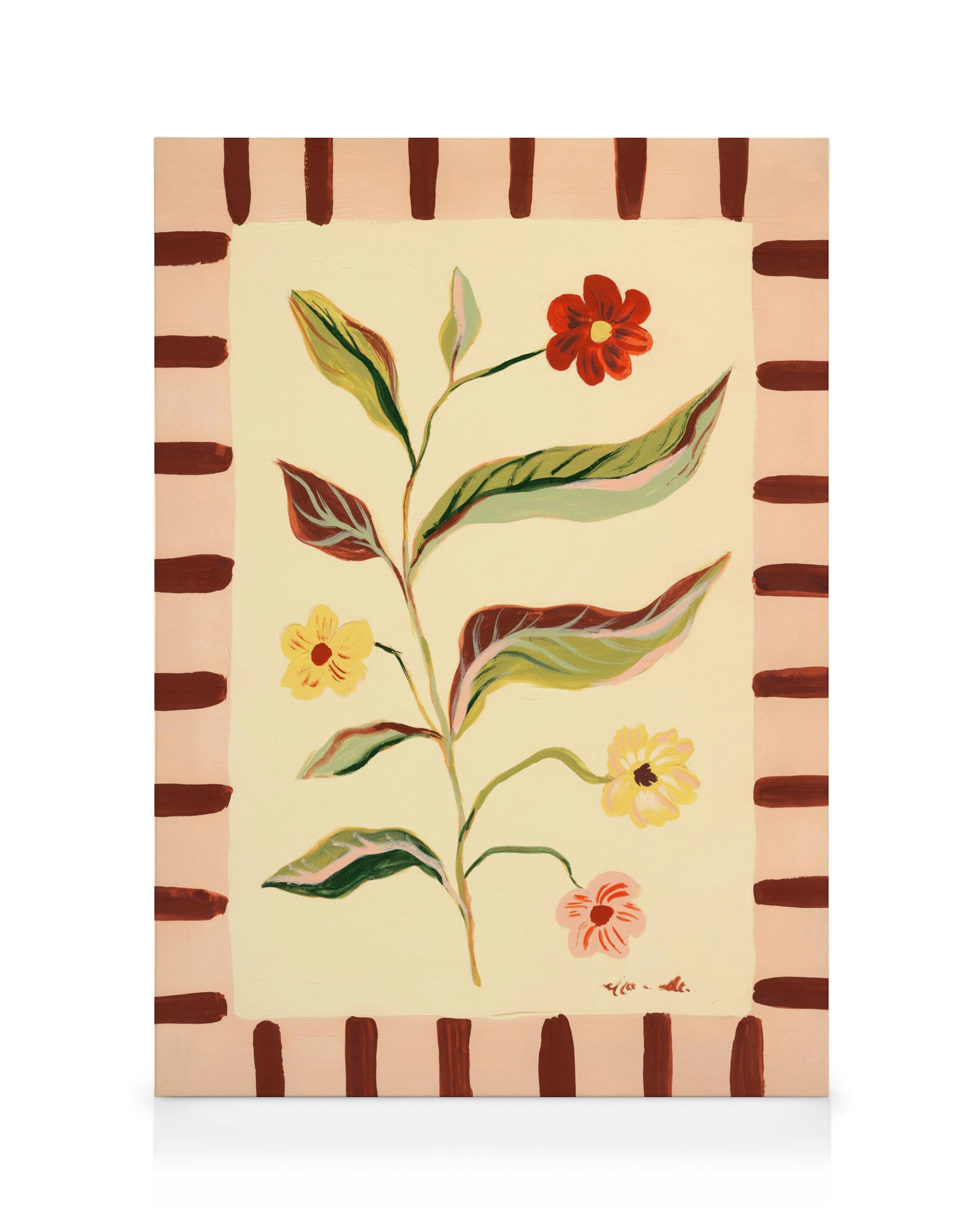 Framed Wildflowers Canvas 0