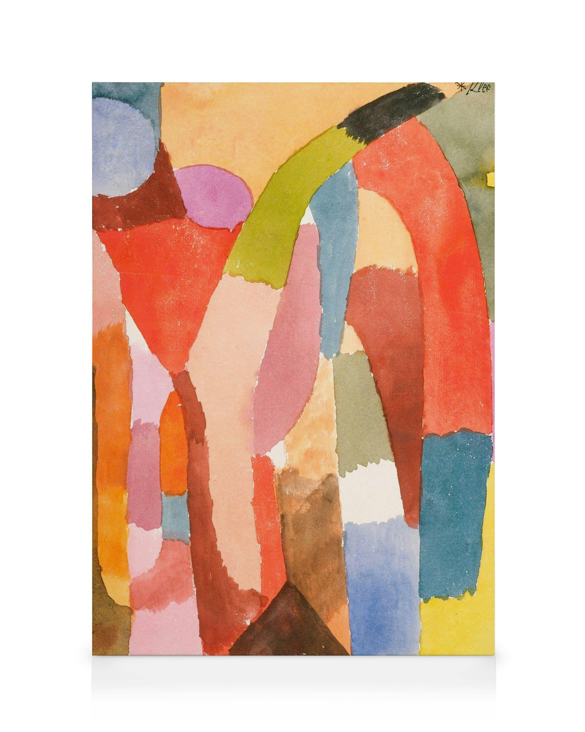 Paul Klee - Movement of Vaulted Chambers Canvas (30x40 cm)