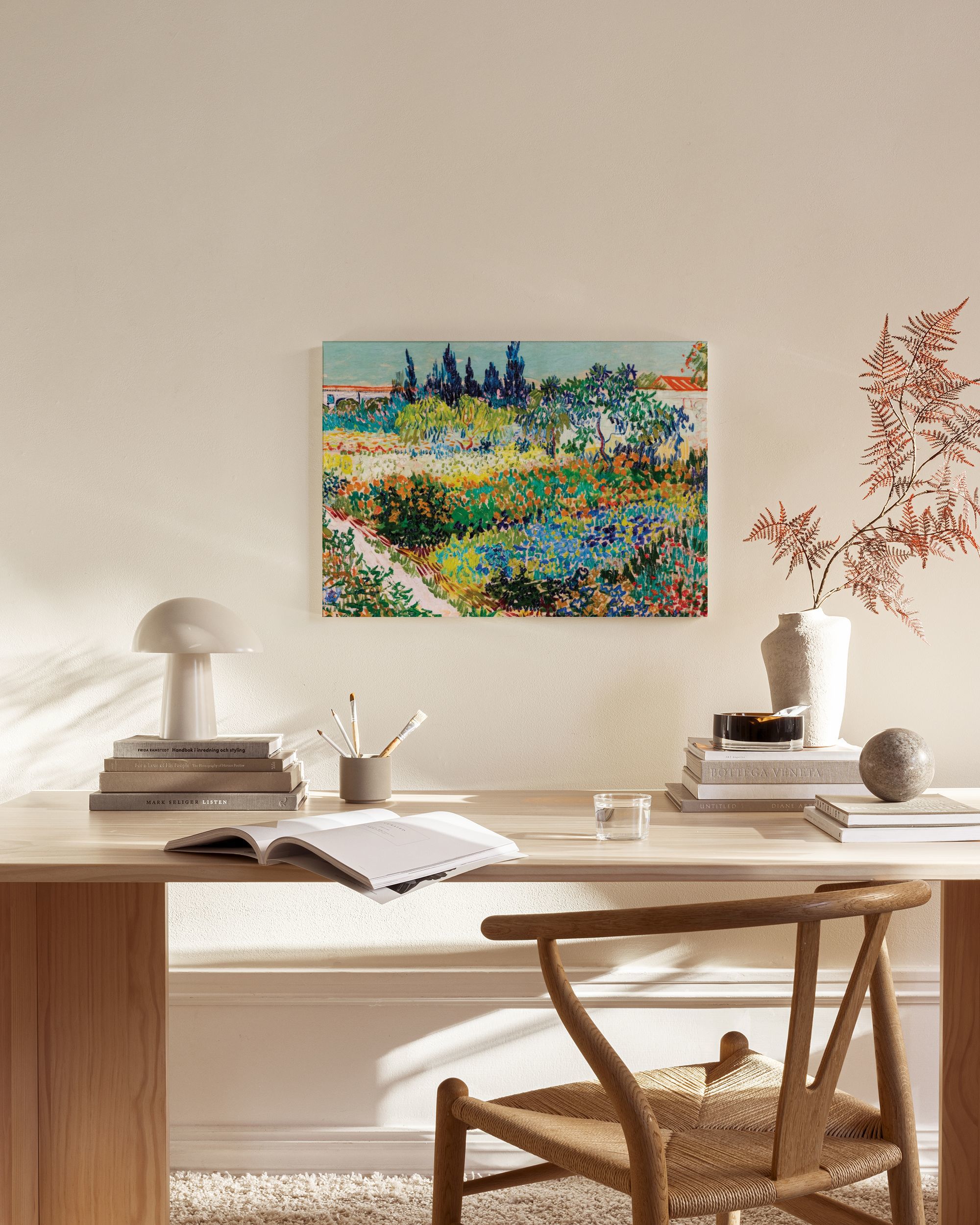 Van Gogh Garden at Arles Canvas Print – Colorful Art Print | Desenio