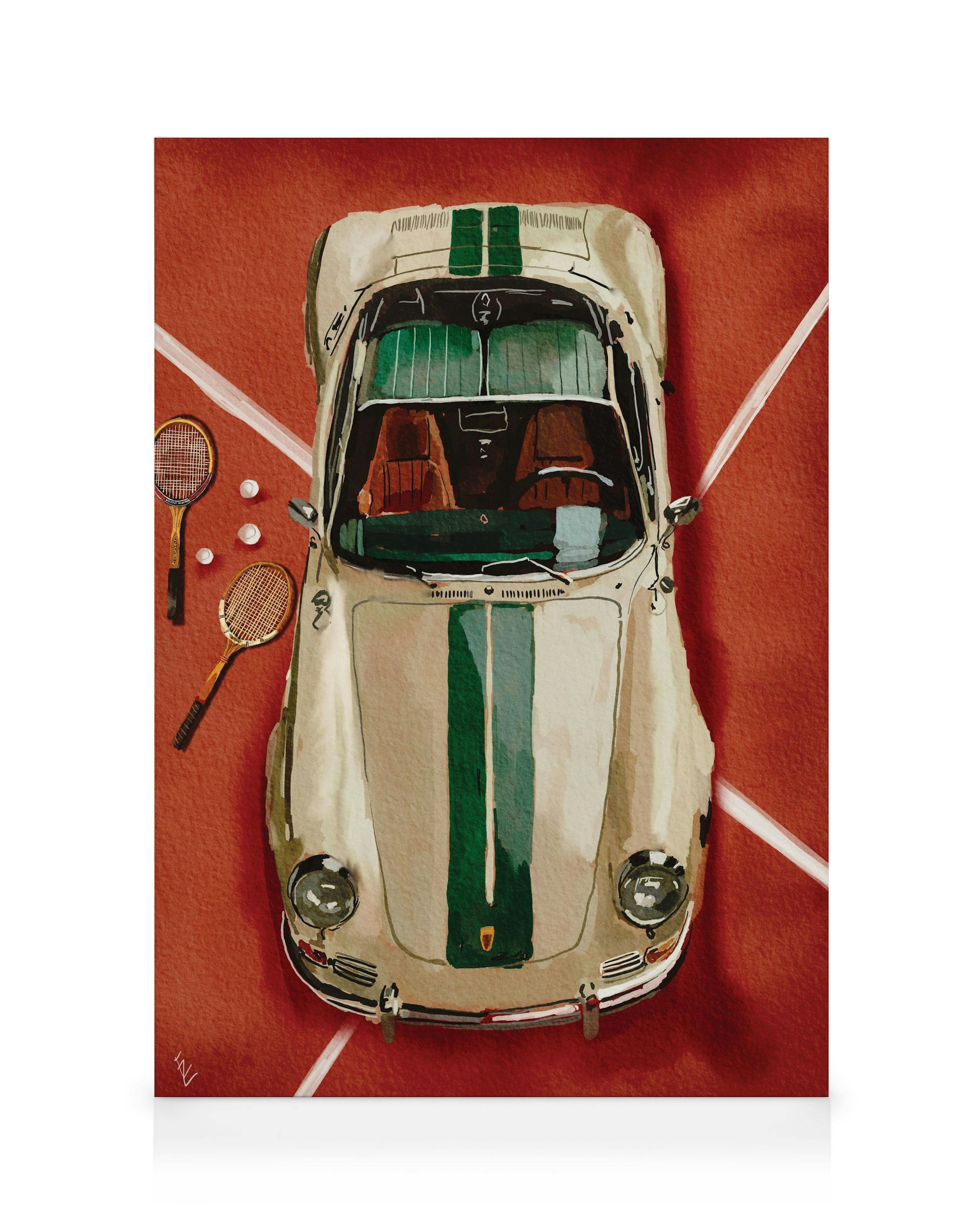 Ekaterina Zagorska - Tennis Club Canvas 0