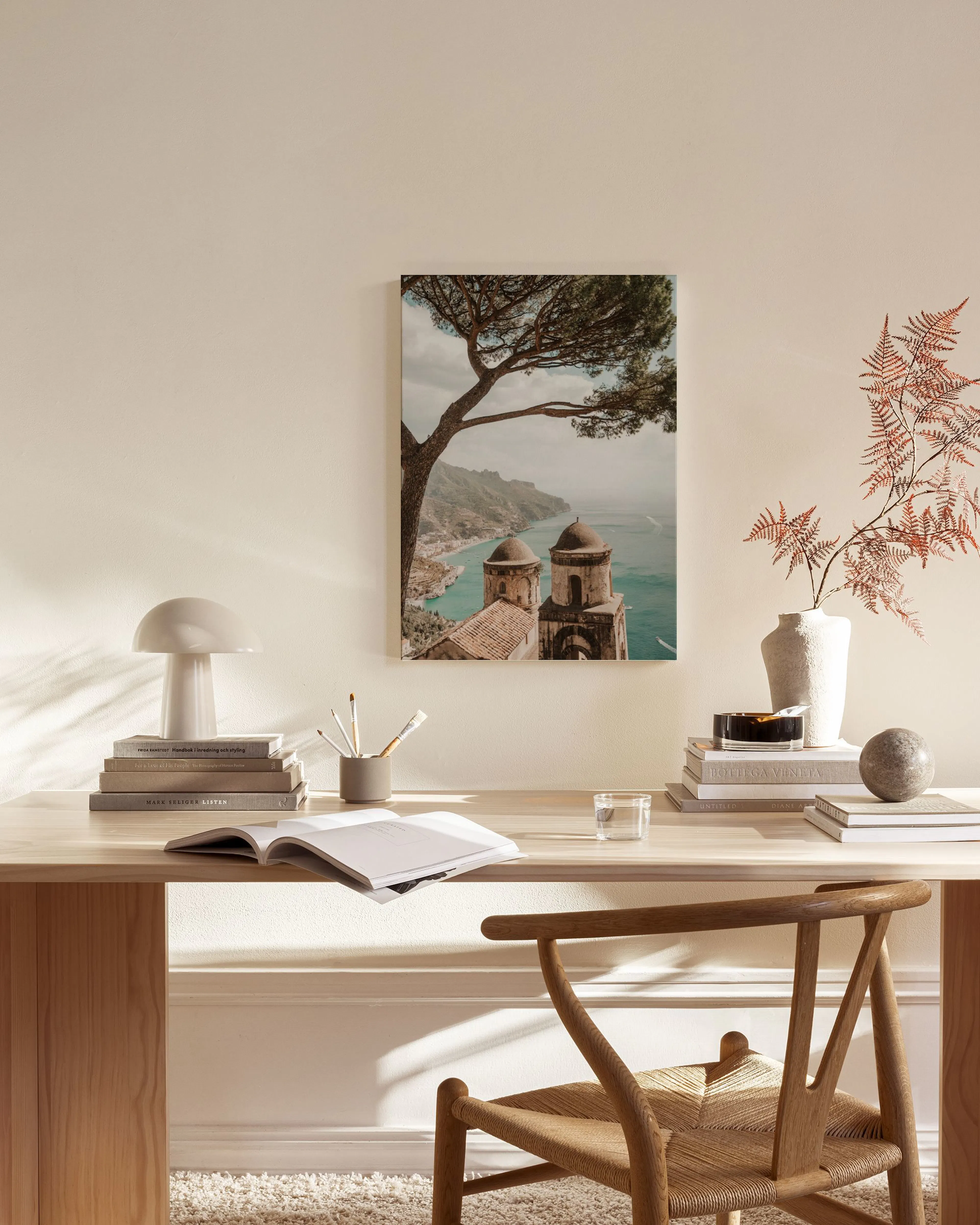 Tranh Thiên Nhiên Villa Rudolfo View Canvas print