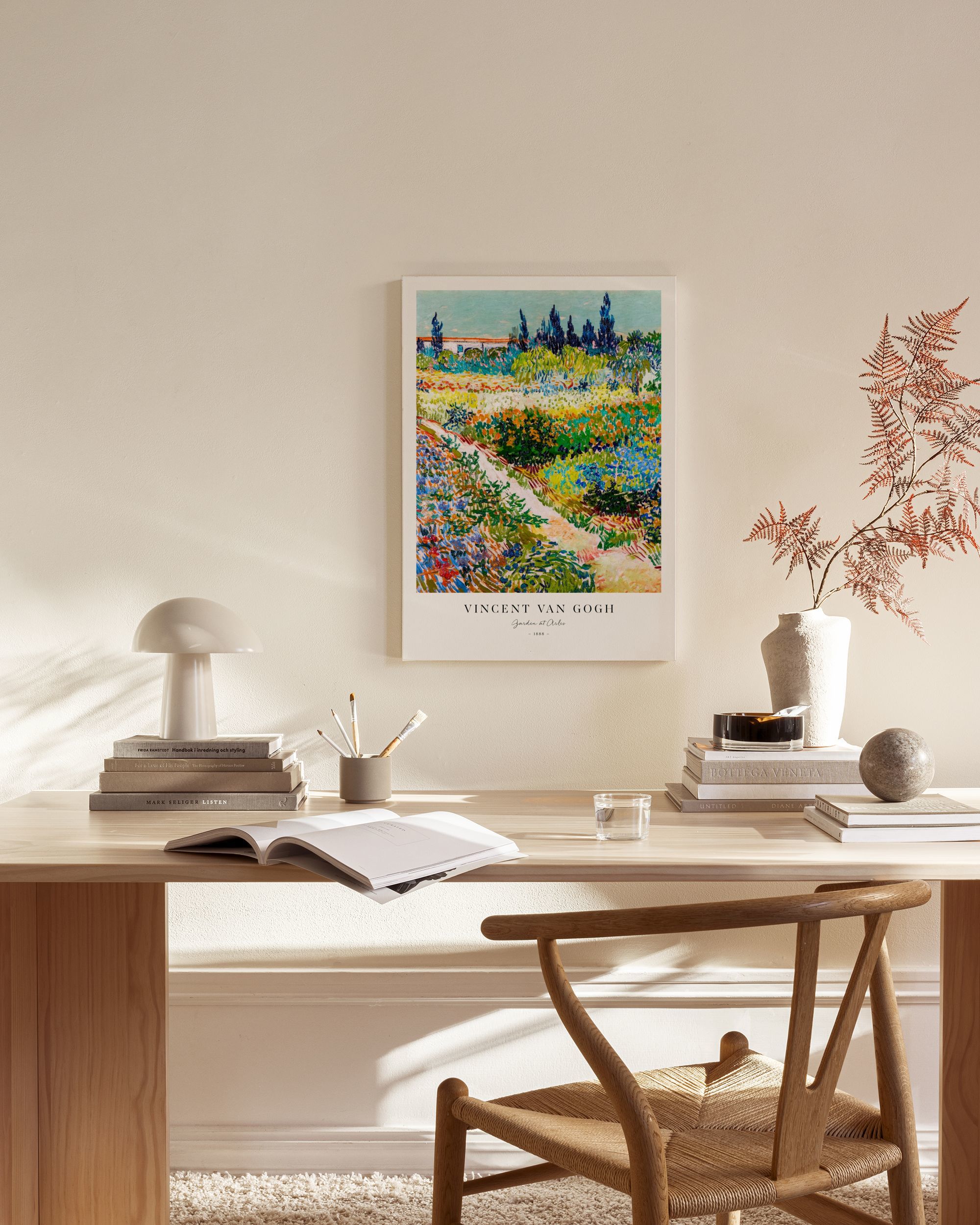 Van Gogh - Garden at Arles Canvas print