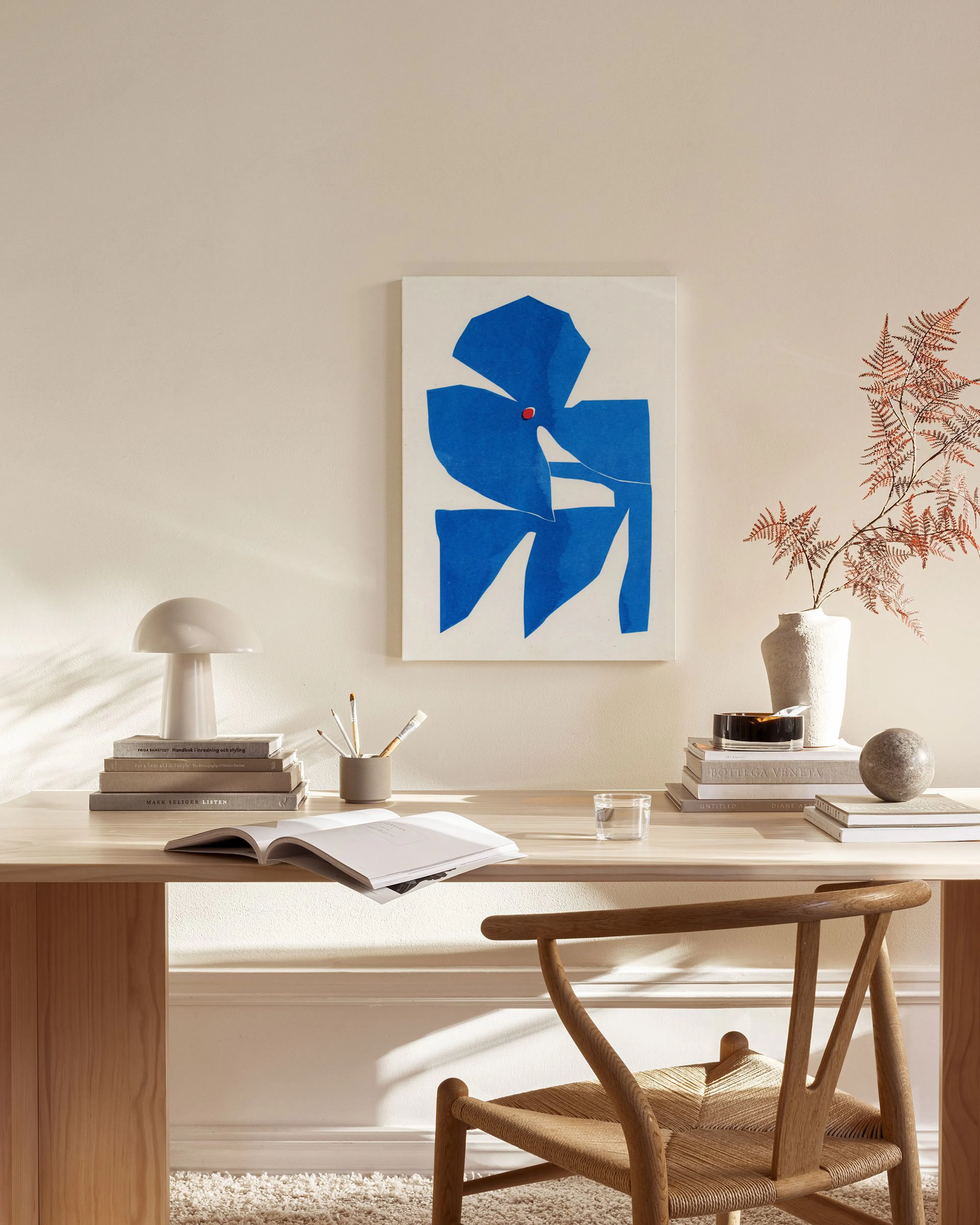 Tranh Graphic Berenice Hernandez - Azul Canvas print