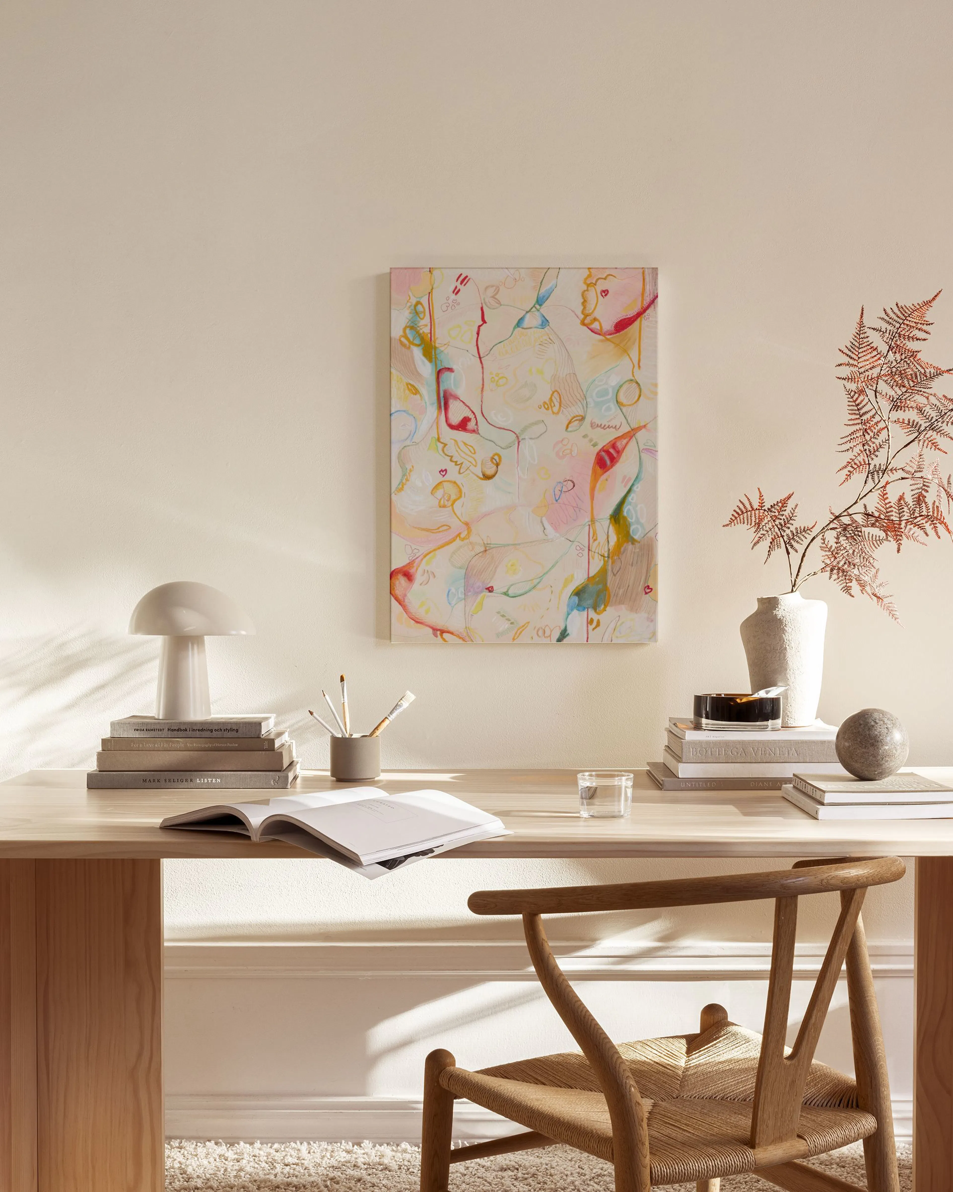 Tranh Graphic Plot Twist Canvas print