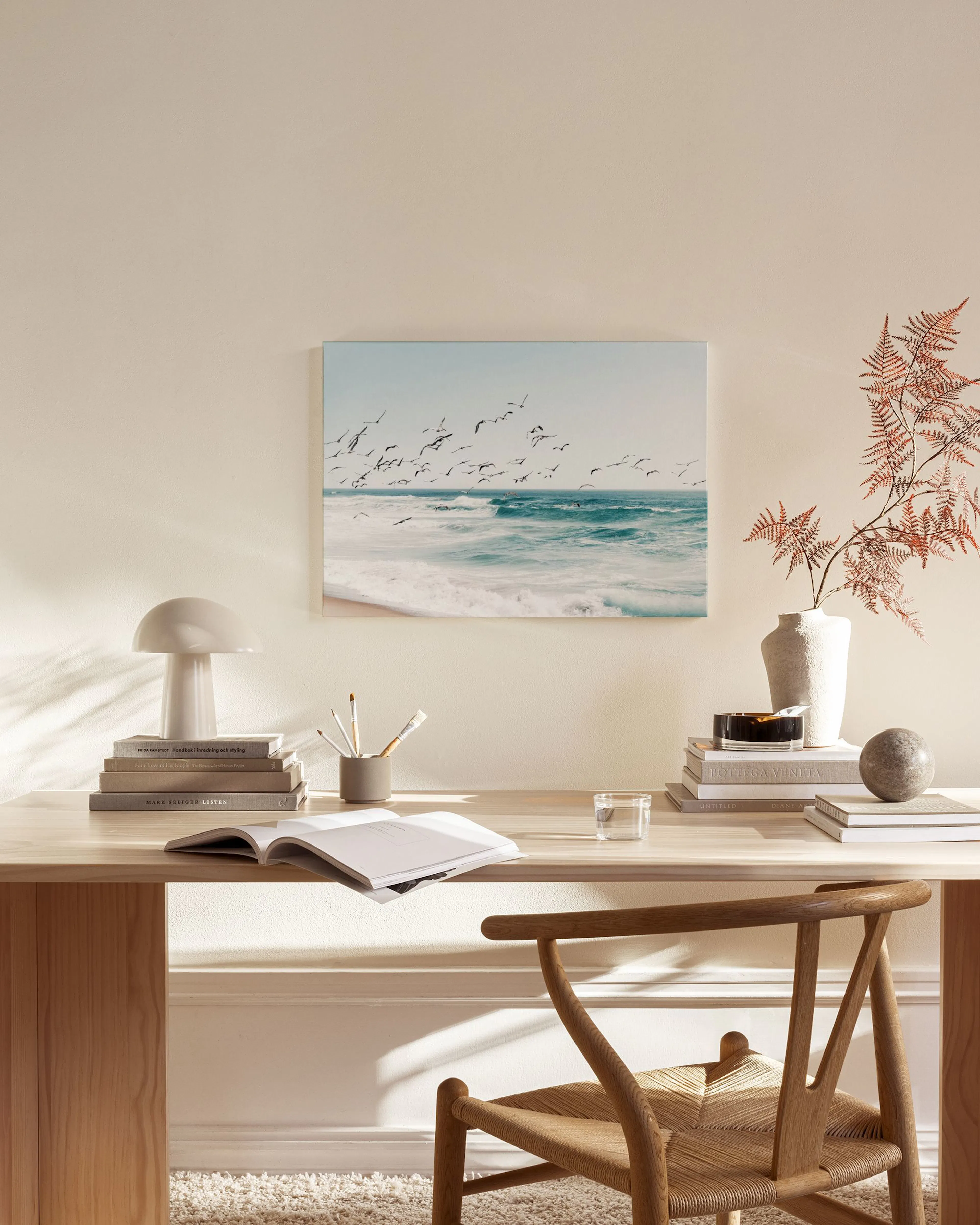 Tranh Thiên Nhiên Birds on Seascape Canvas print