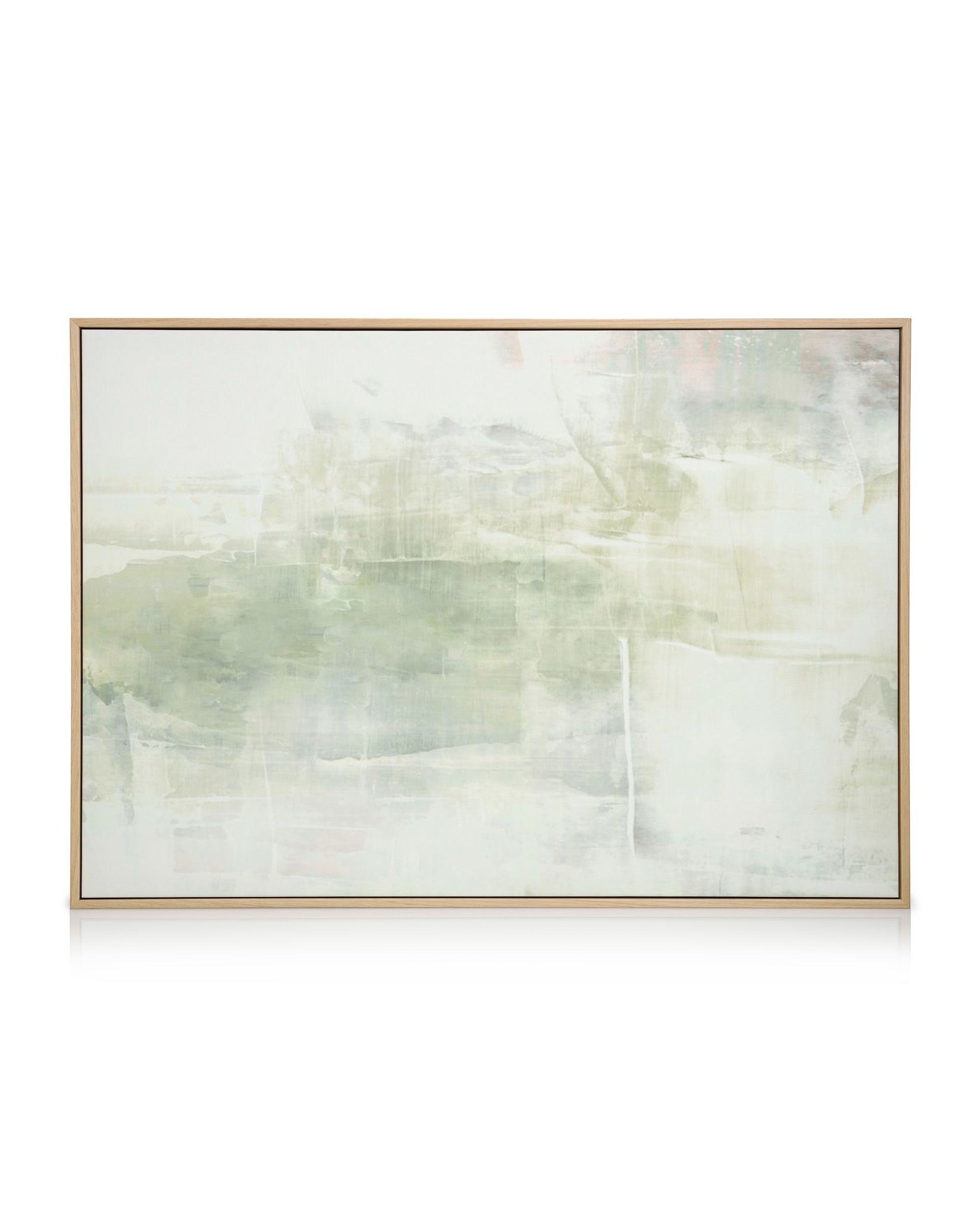 Green Abstract Painting Canvas Print – Desenio Wall Poster