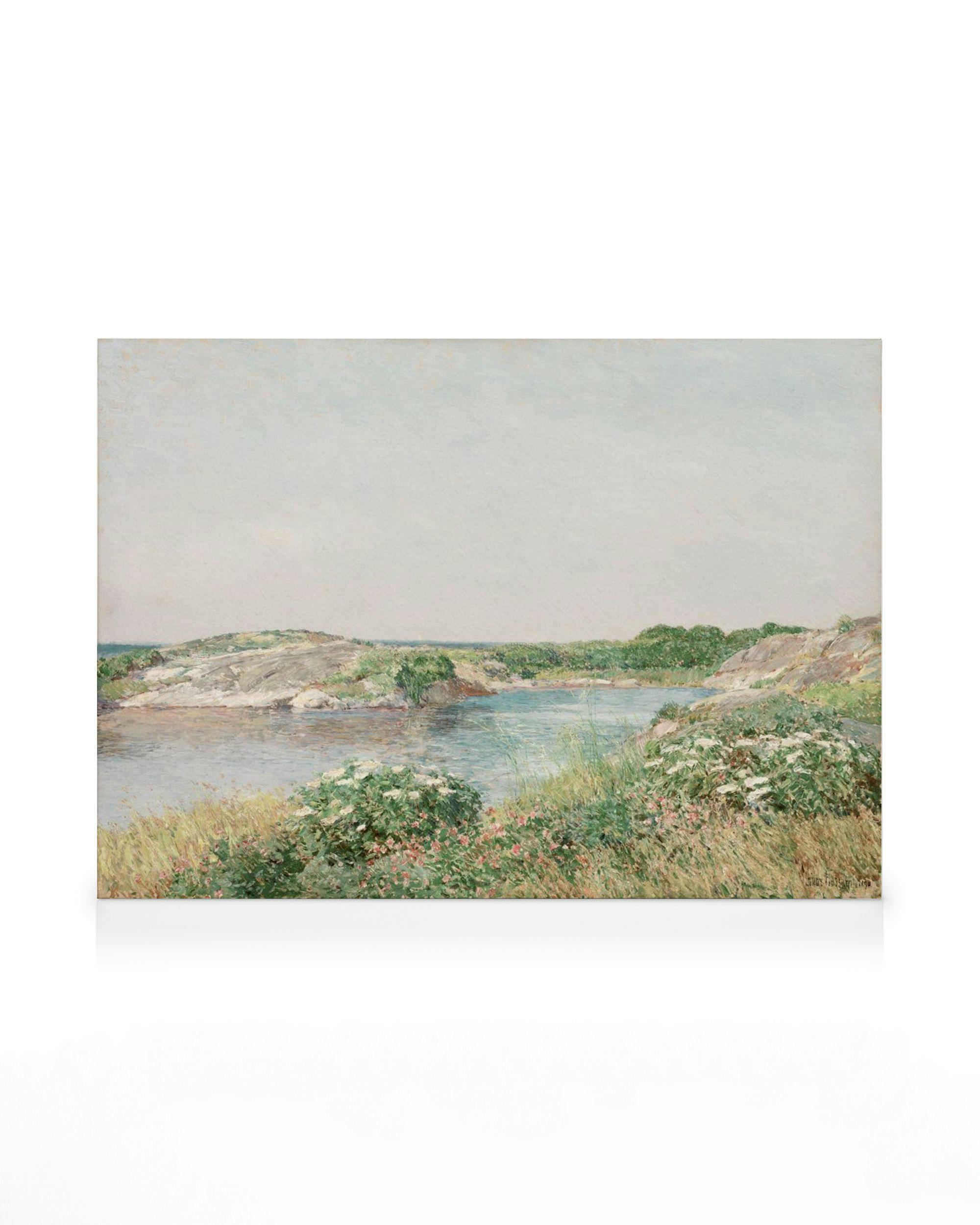 Canvas Prints Frederick Childe Hassam - The Little Pond, Appledore Canvas (30x40 cm)