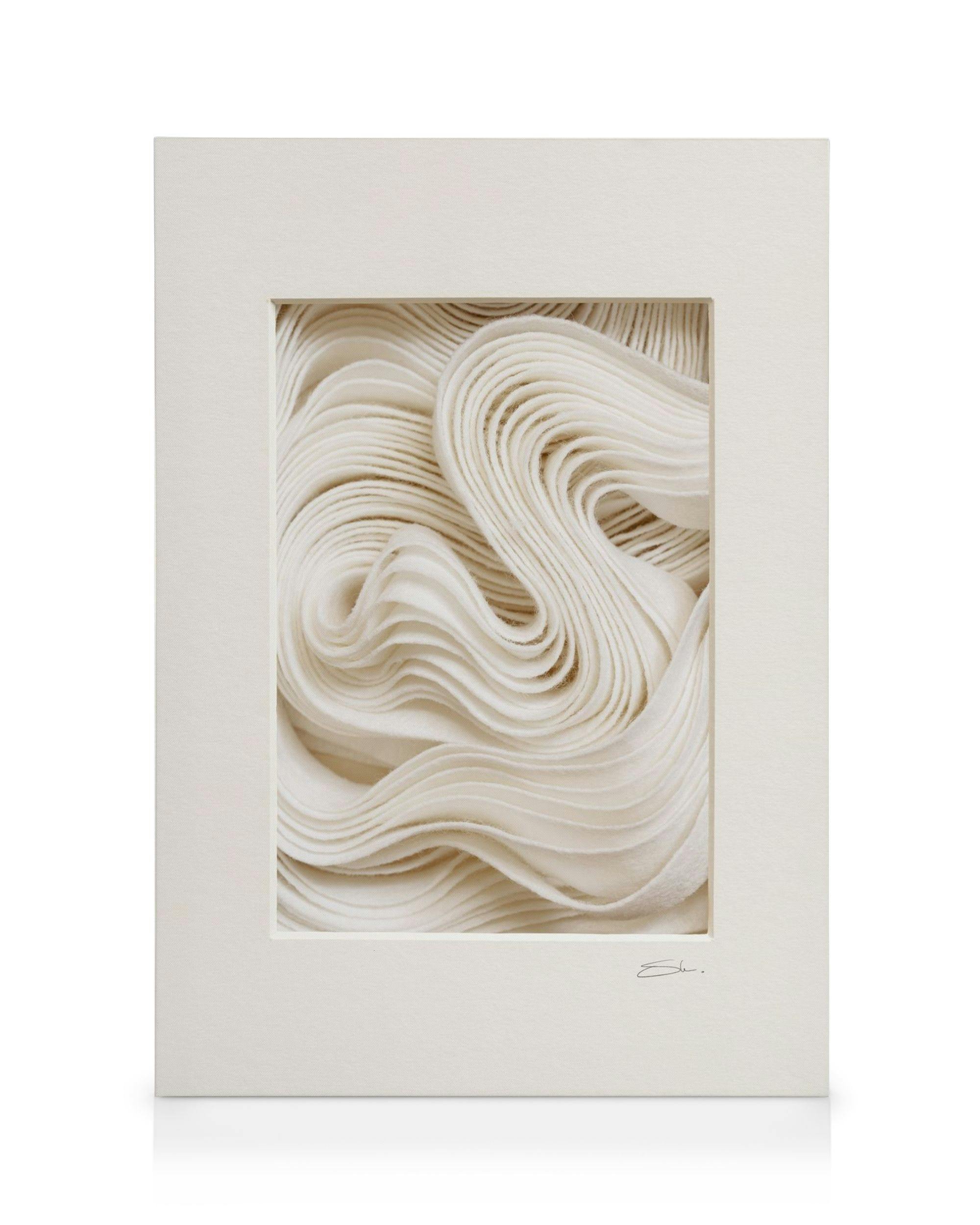 Canvas Prints Tactile Fabric No2 Canvas print (30x40 cm - Black Frame)