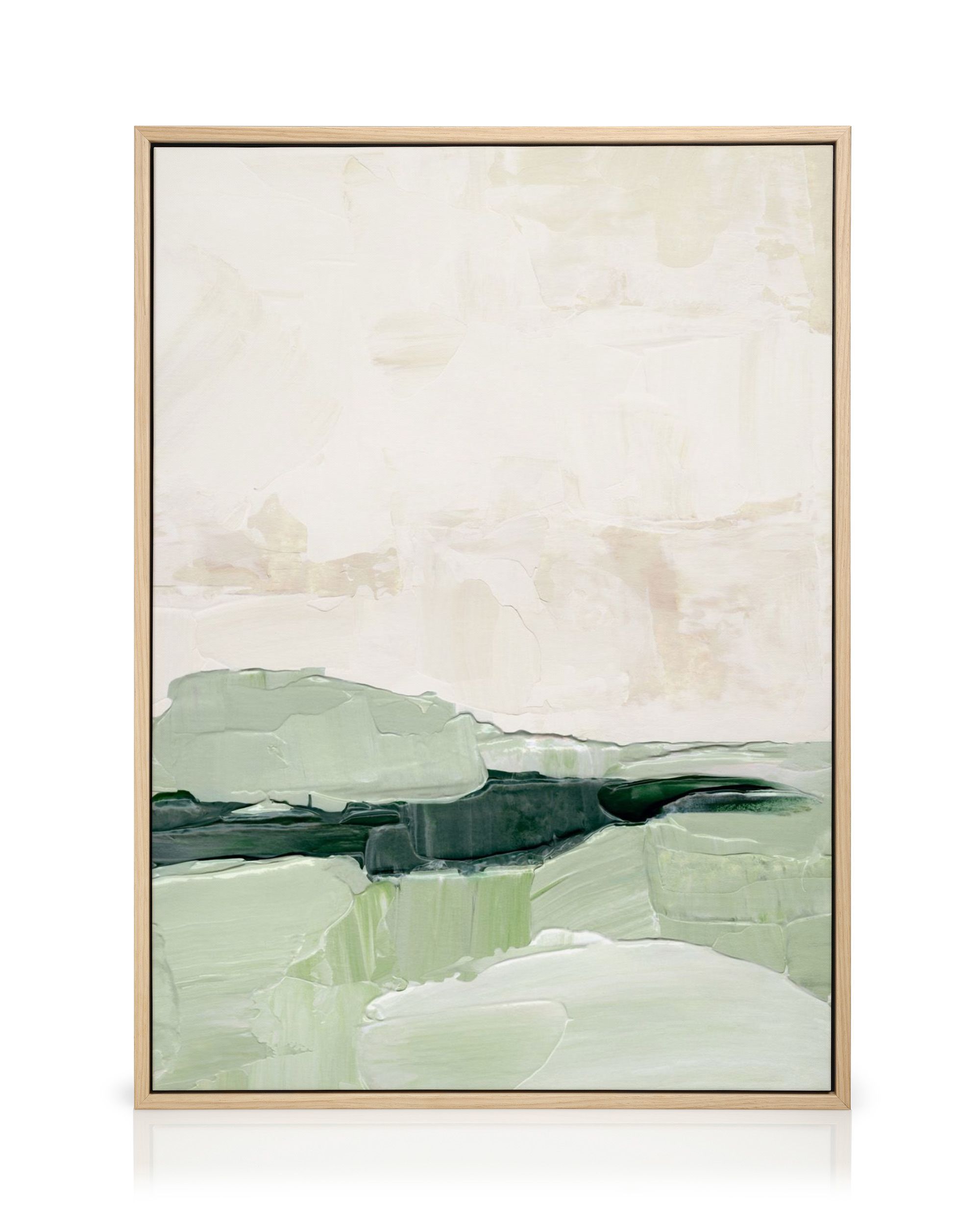 Sage Landscape Canvas Print – Abstract Wall Art | Desenio