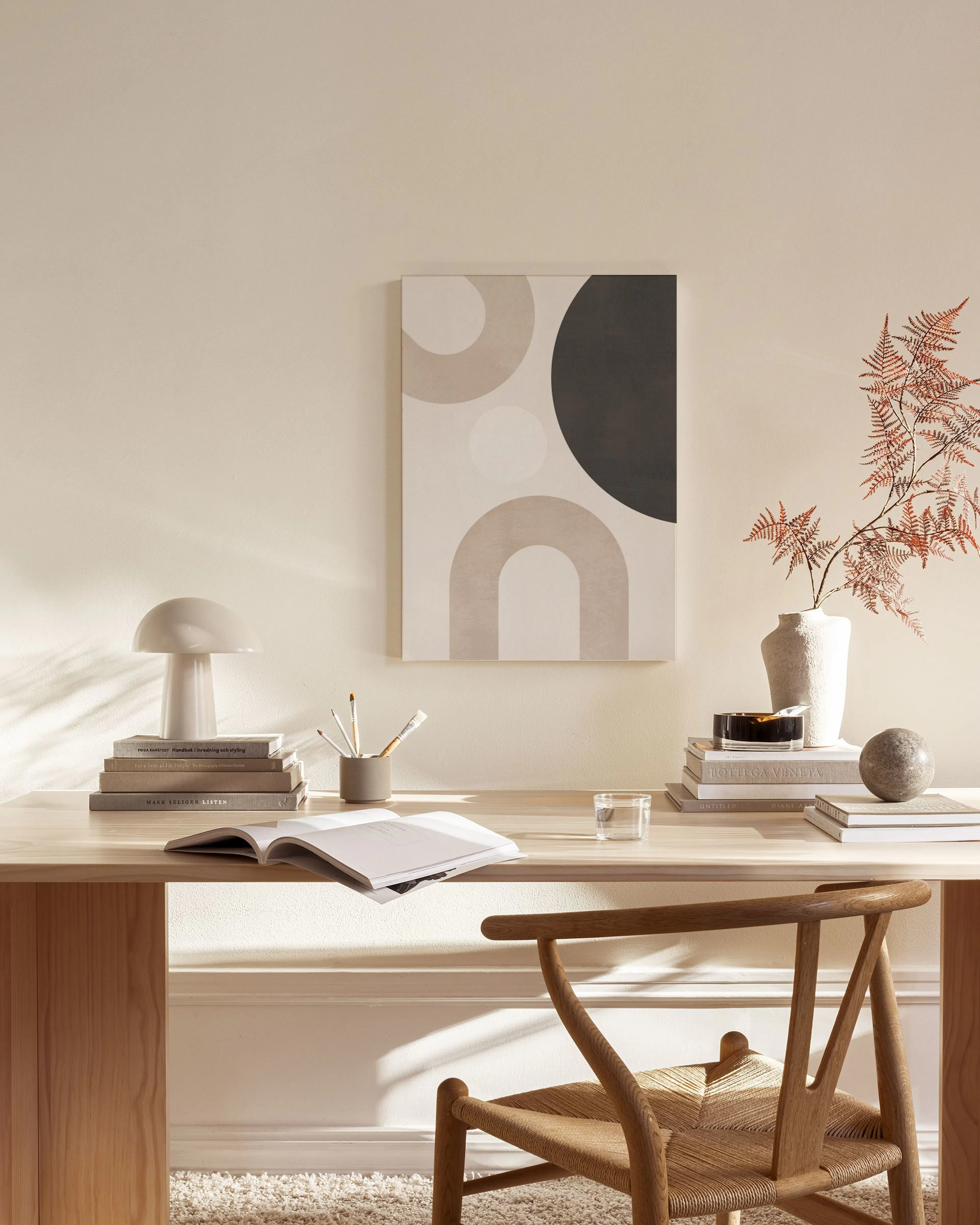 Tranh Graphic Rustic Curves No2 Canvas print