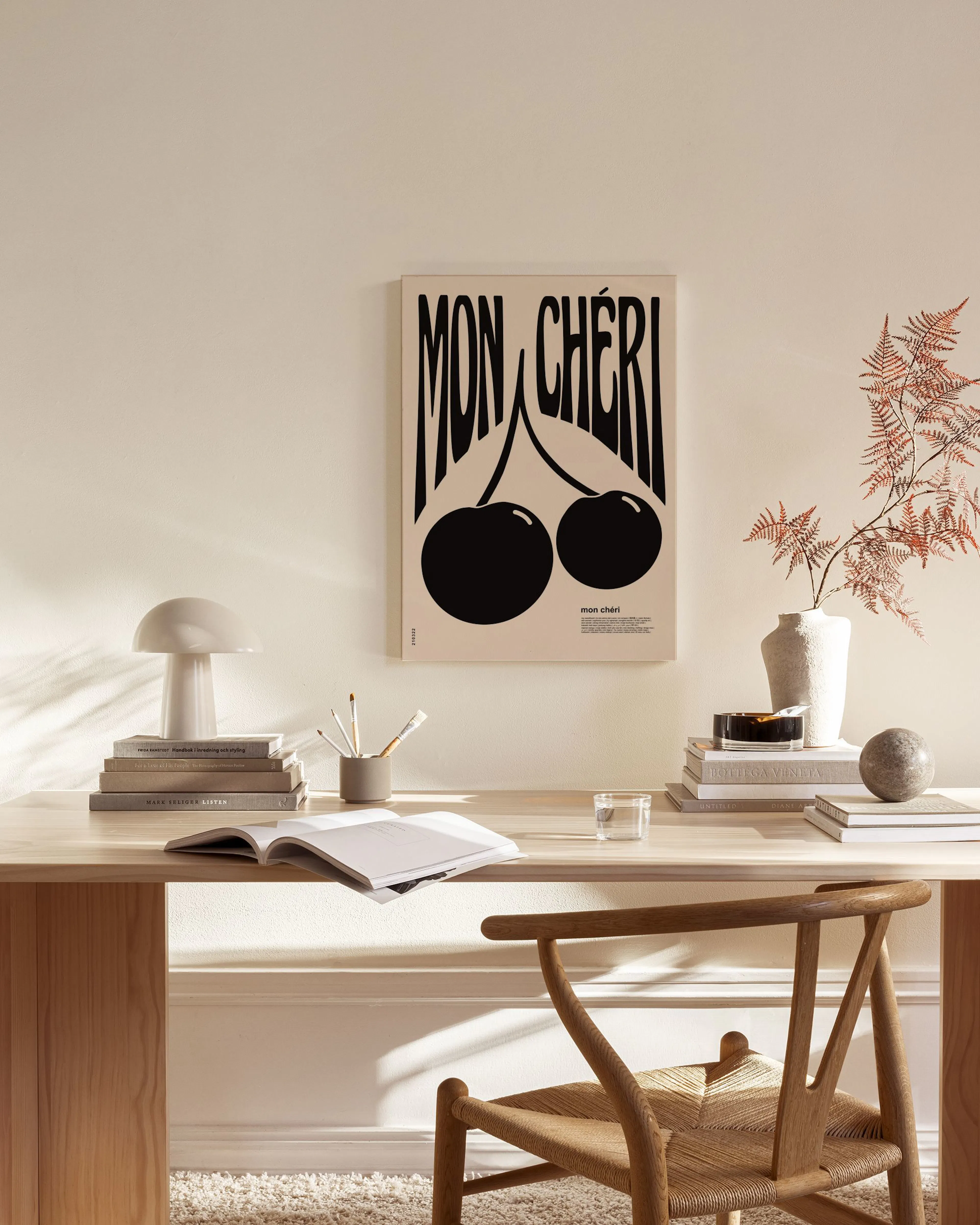 Tranh Illustrations Mon Cheri No2 Canvas print