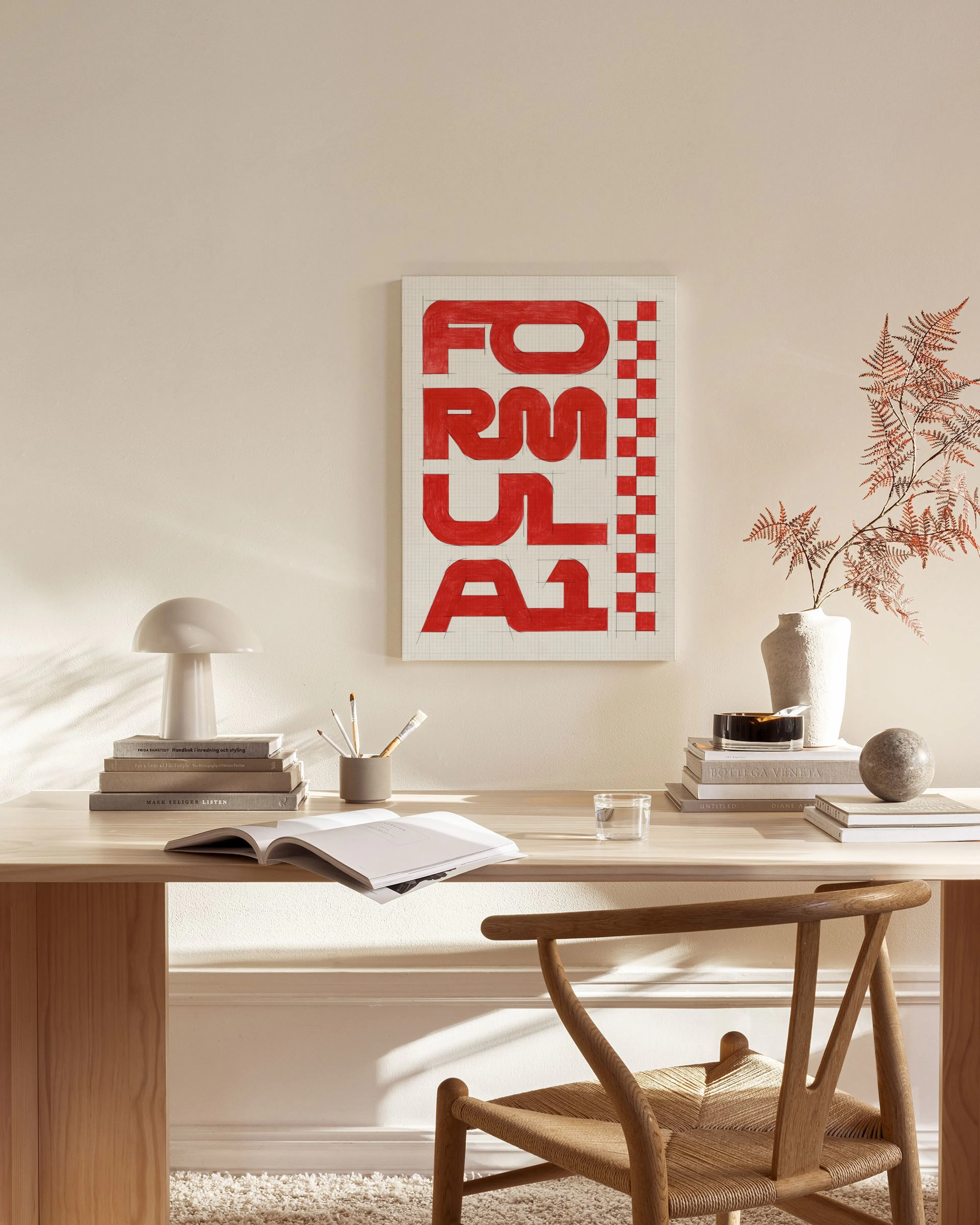 Tranh Illustrations Formula 1 Canvas print