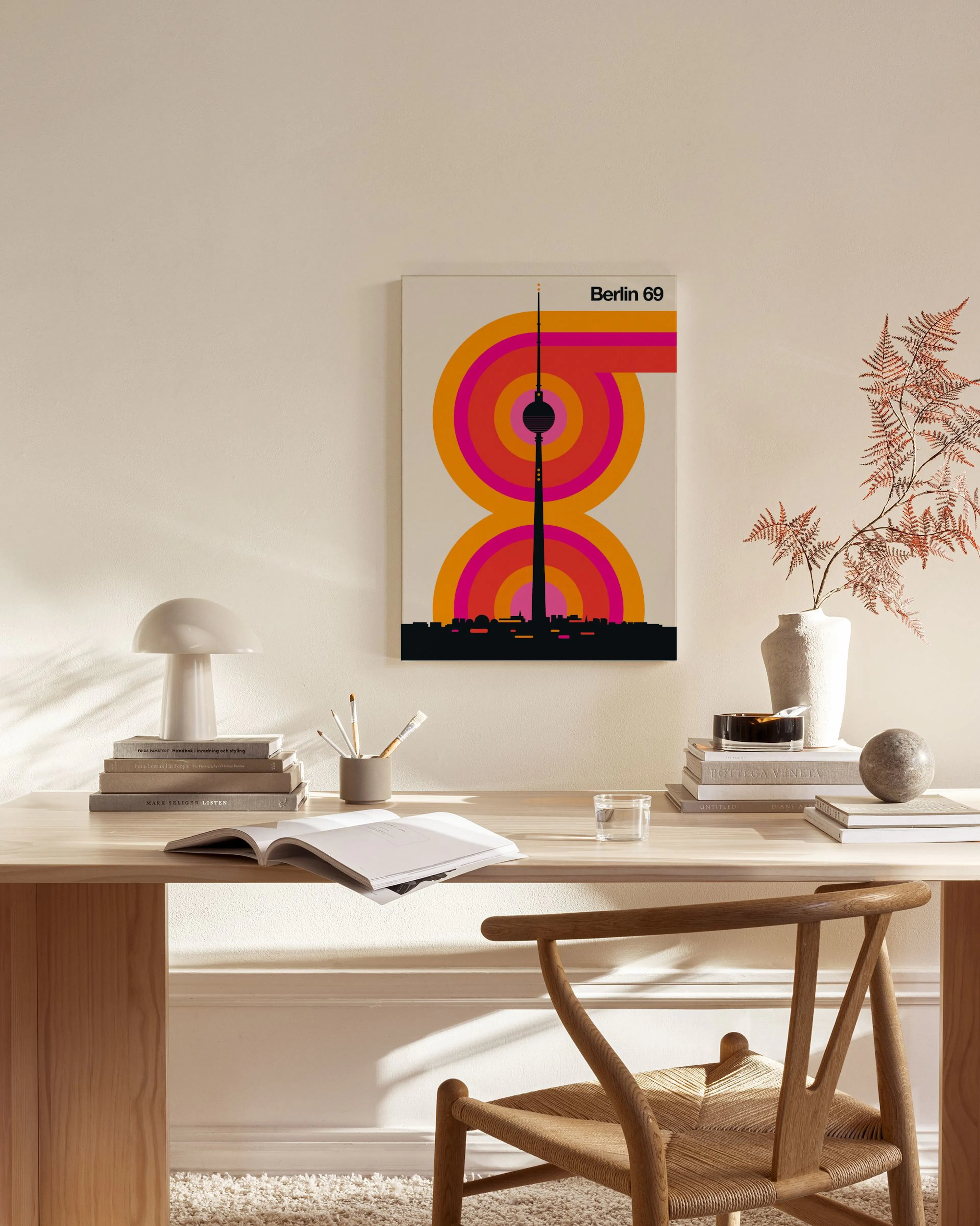 Tranh Graphic Berlin 69 Canvas print