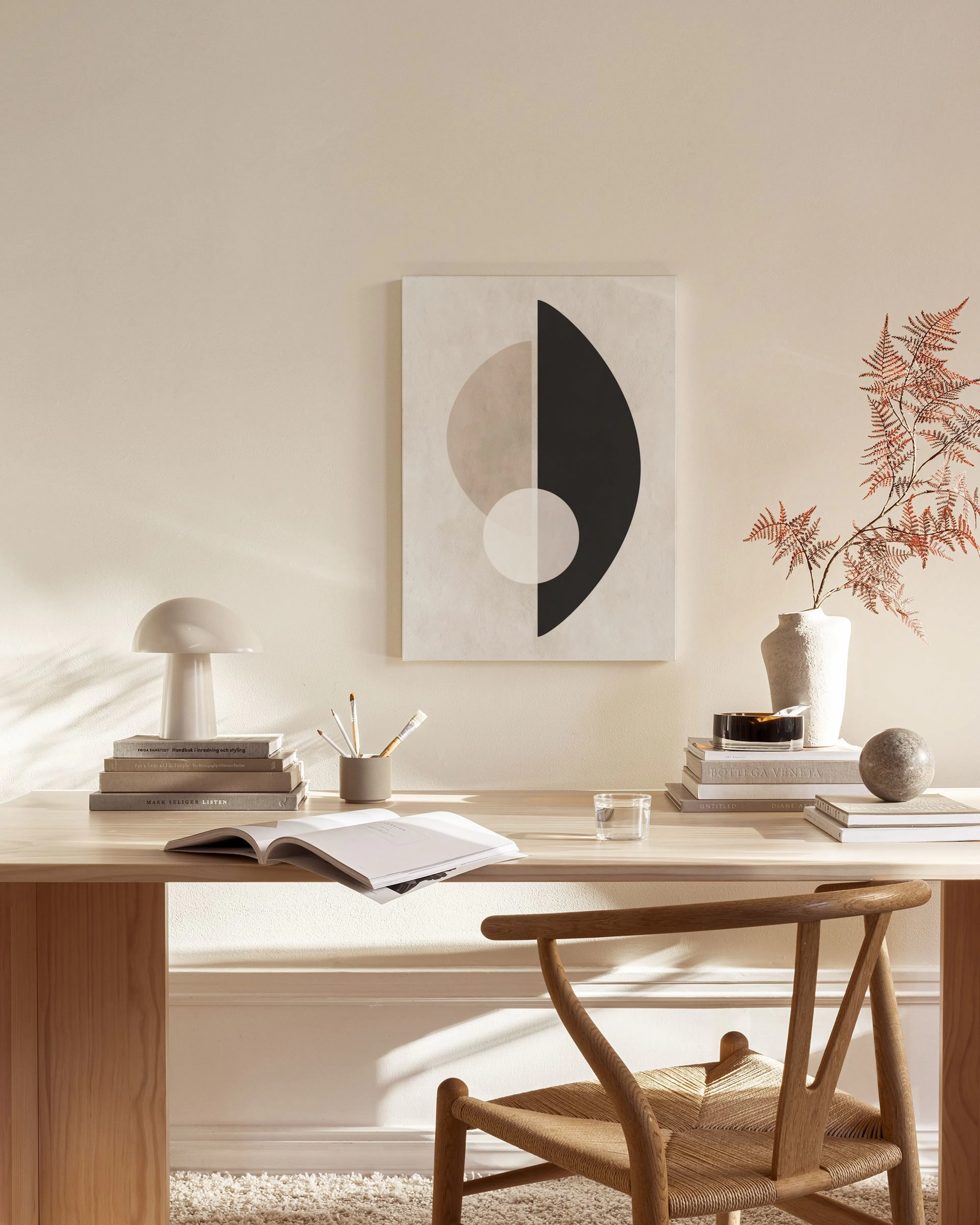 Tranh Graphic Inner Circle No2 Canvas print