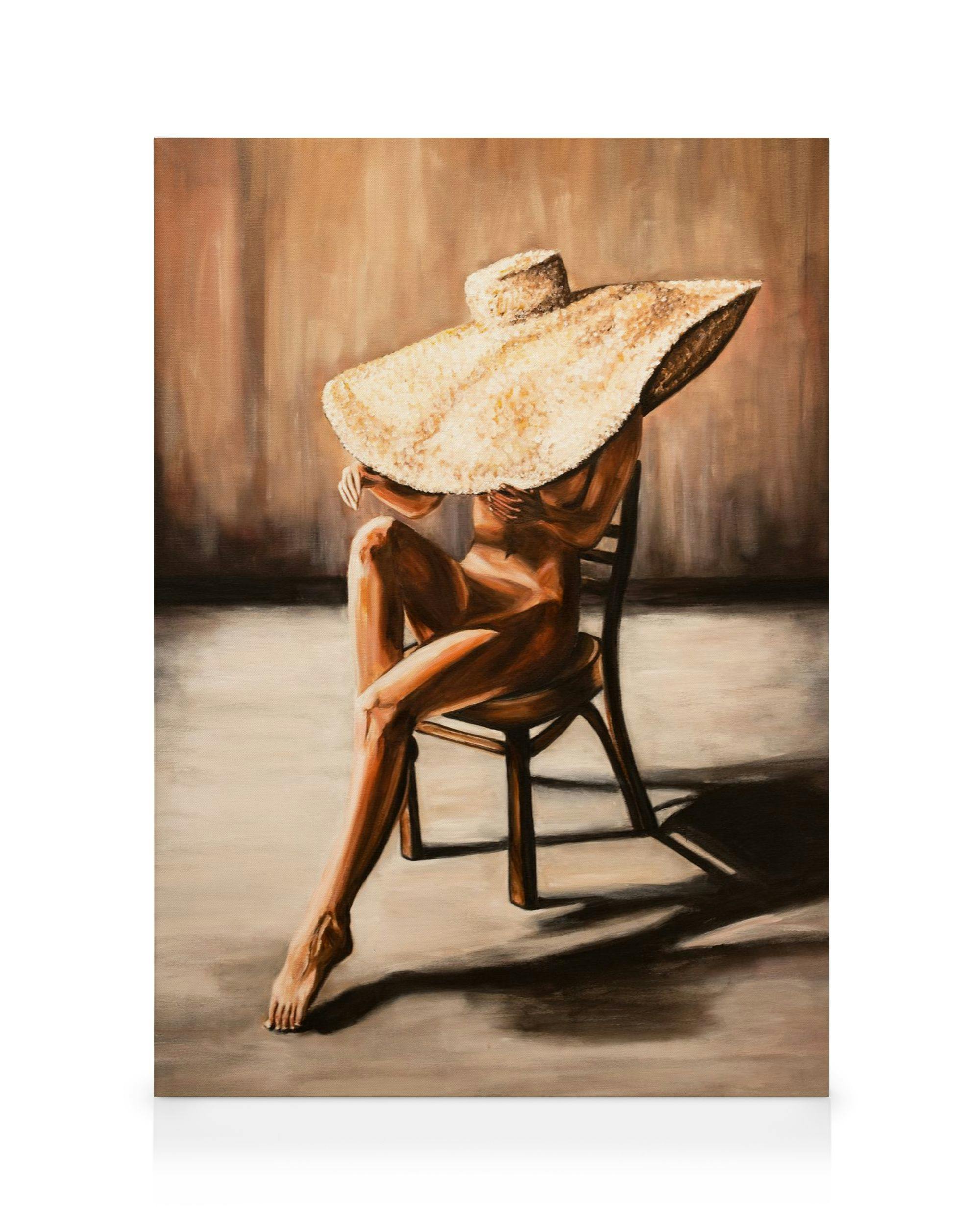 Sofia Larsson - Keep Chillin' Lerret (70x100 cm - Eikeramme)