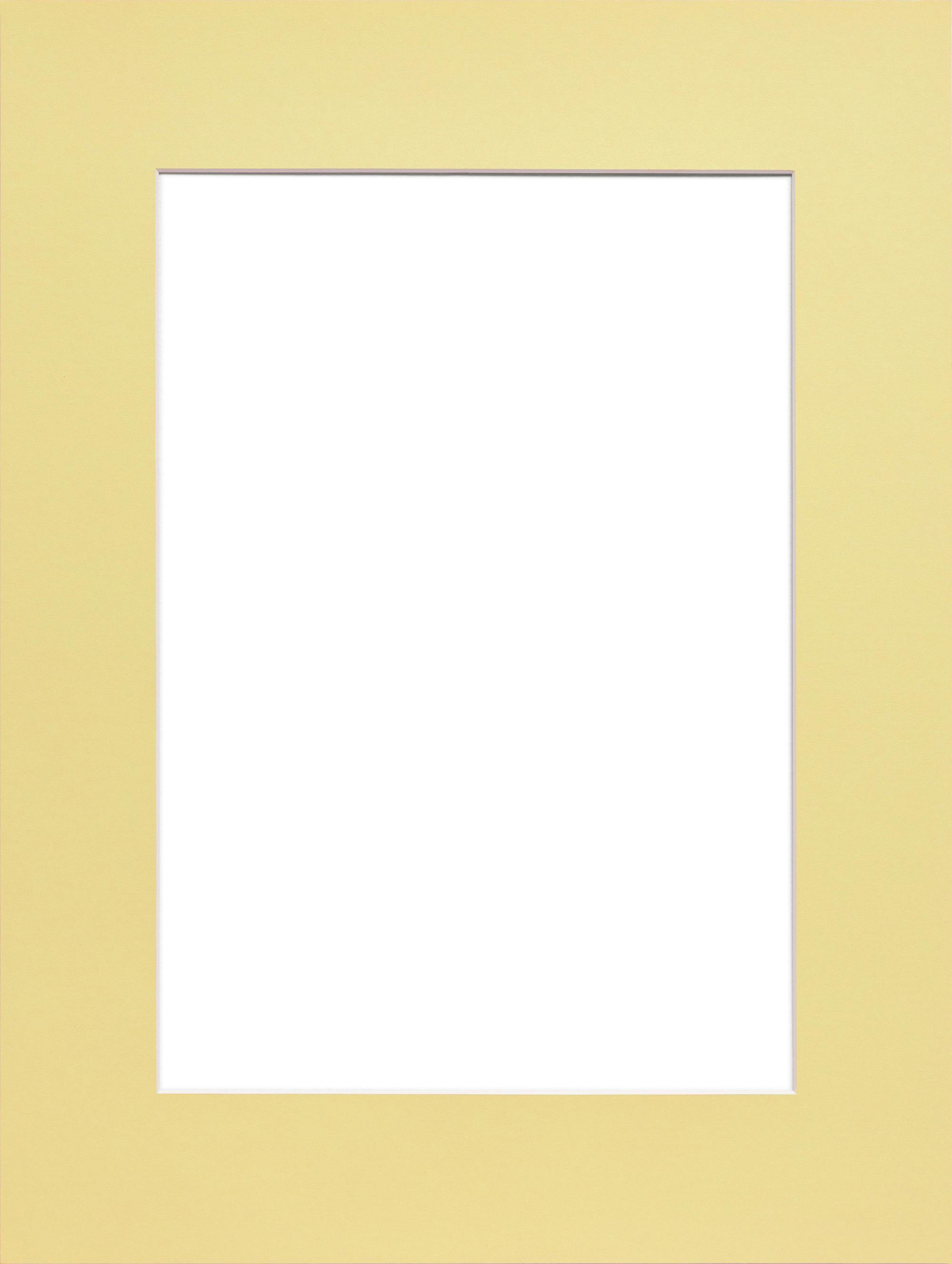 Picture mount yellow, 30x40 (30x40 cm)