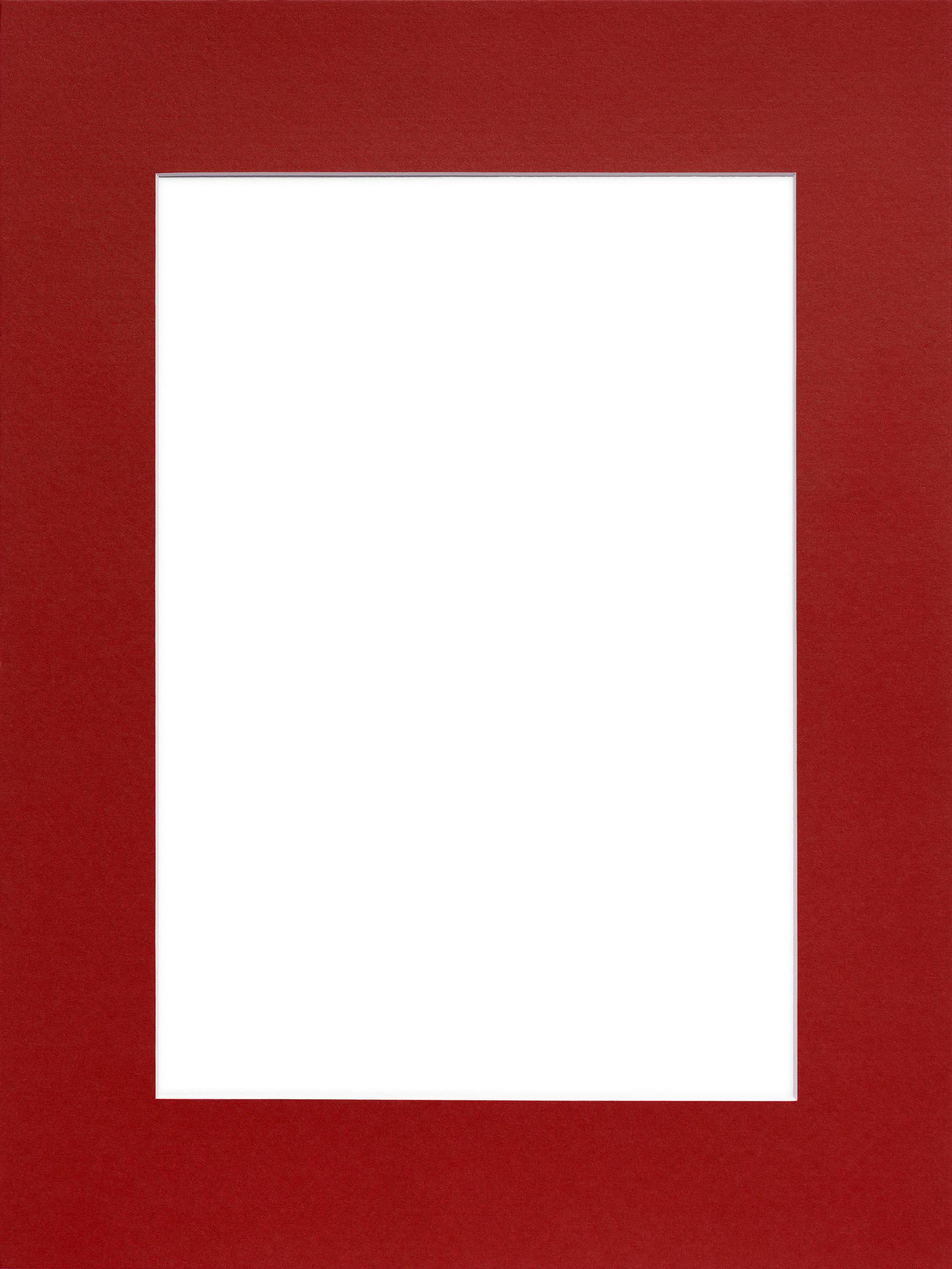 Picture mount red, 30x40 (30x40 cm)