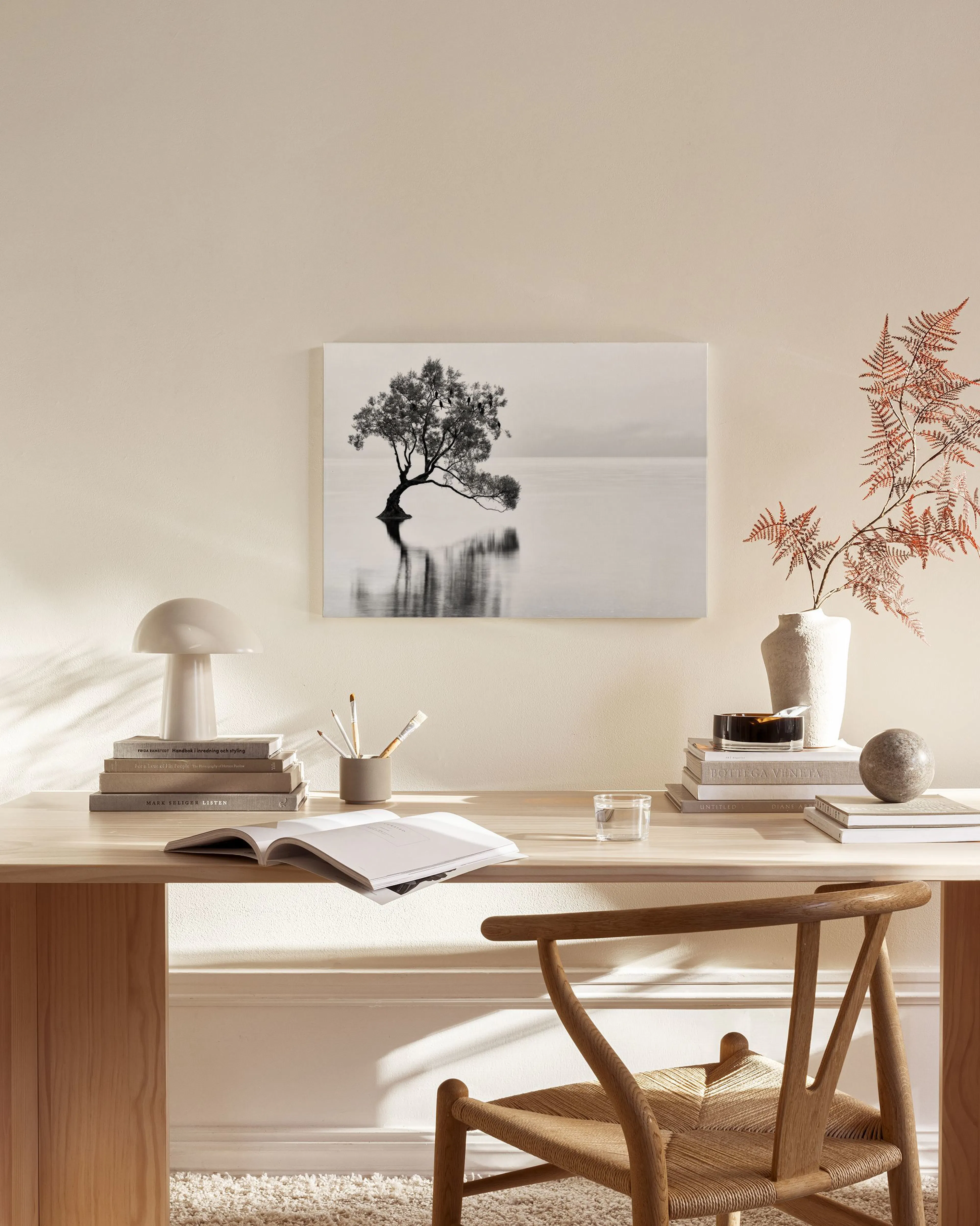 Tranh Thiên Nhiên Lonely Wanaka Tree Canvas print
