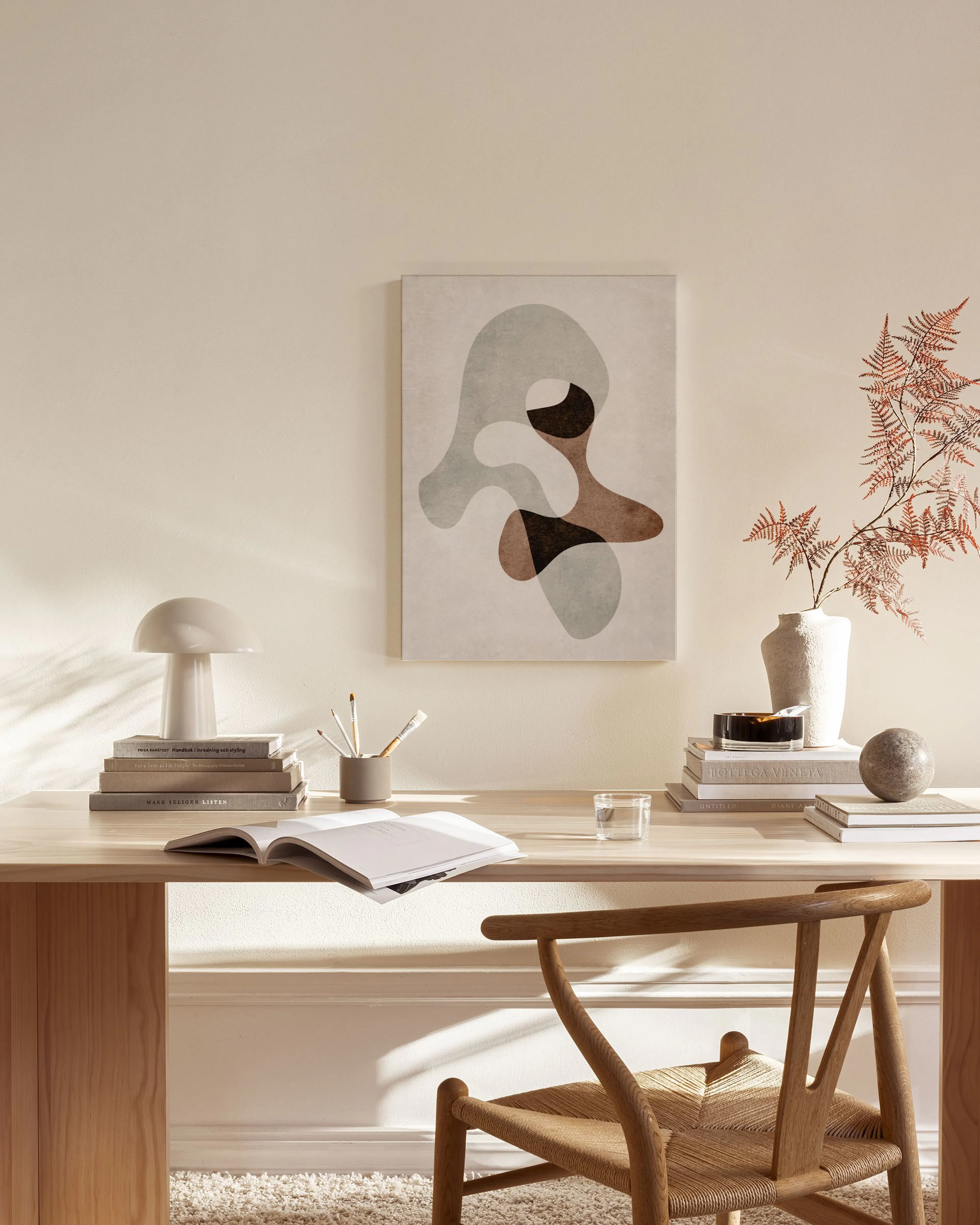 Tranh Graphic Vivid Shapes No2 Canvas print