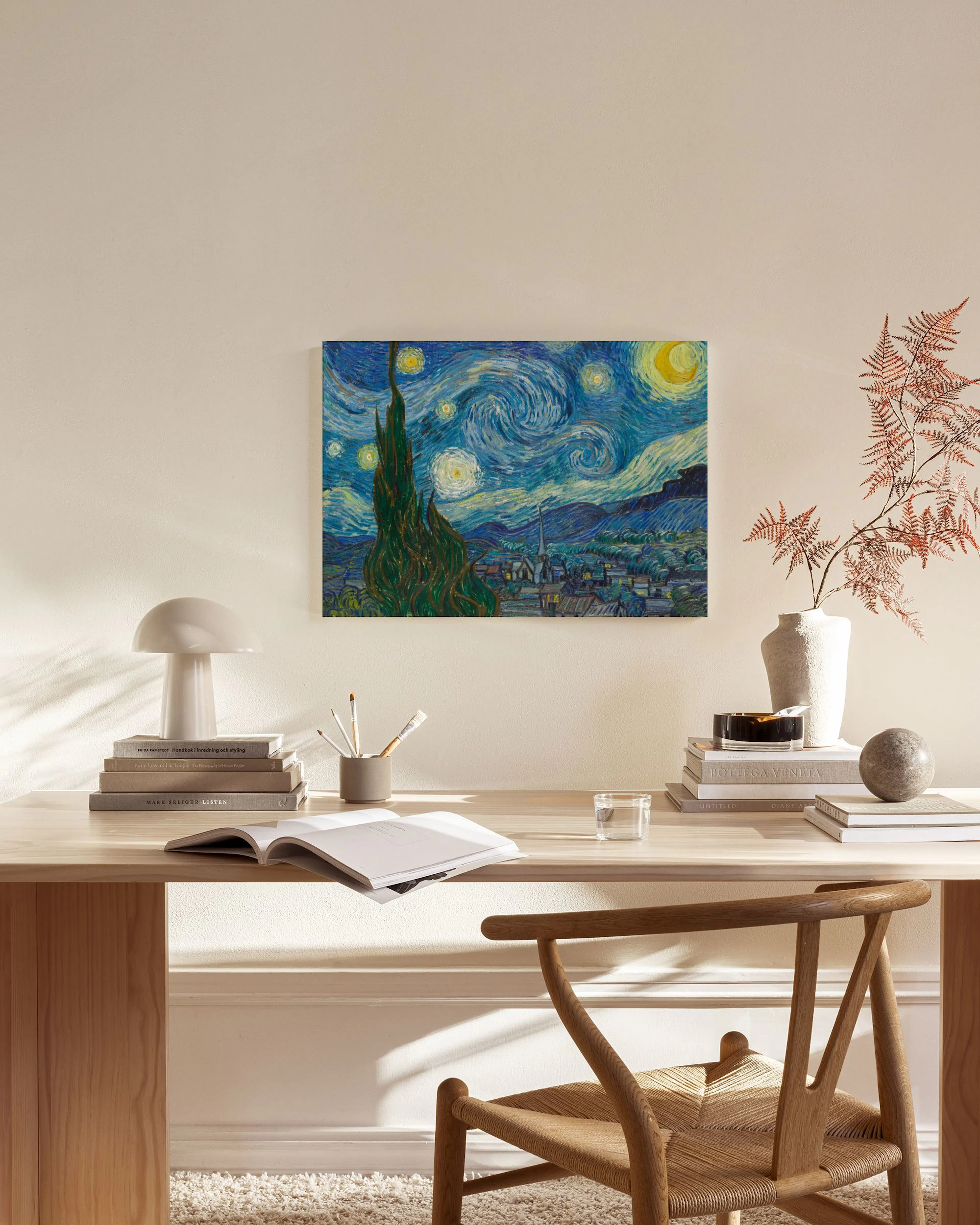 Tranh Thiên Nhiên Van Gogh - The Starry Night Canvas print
